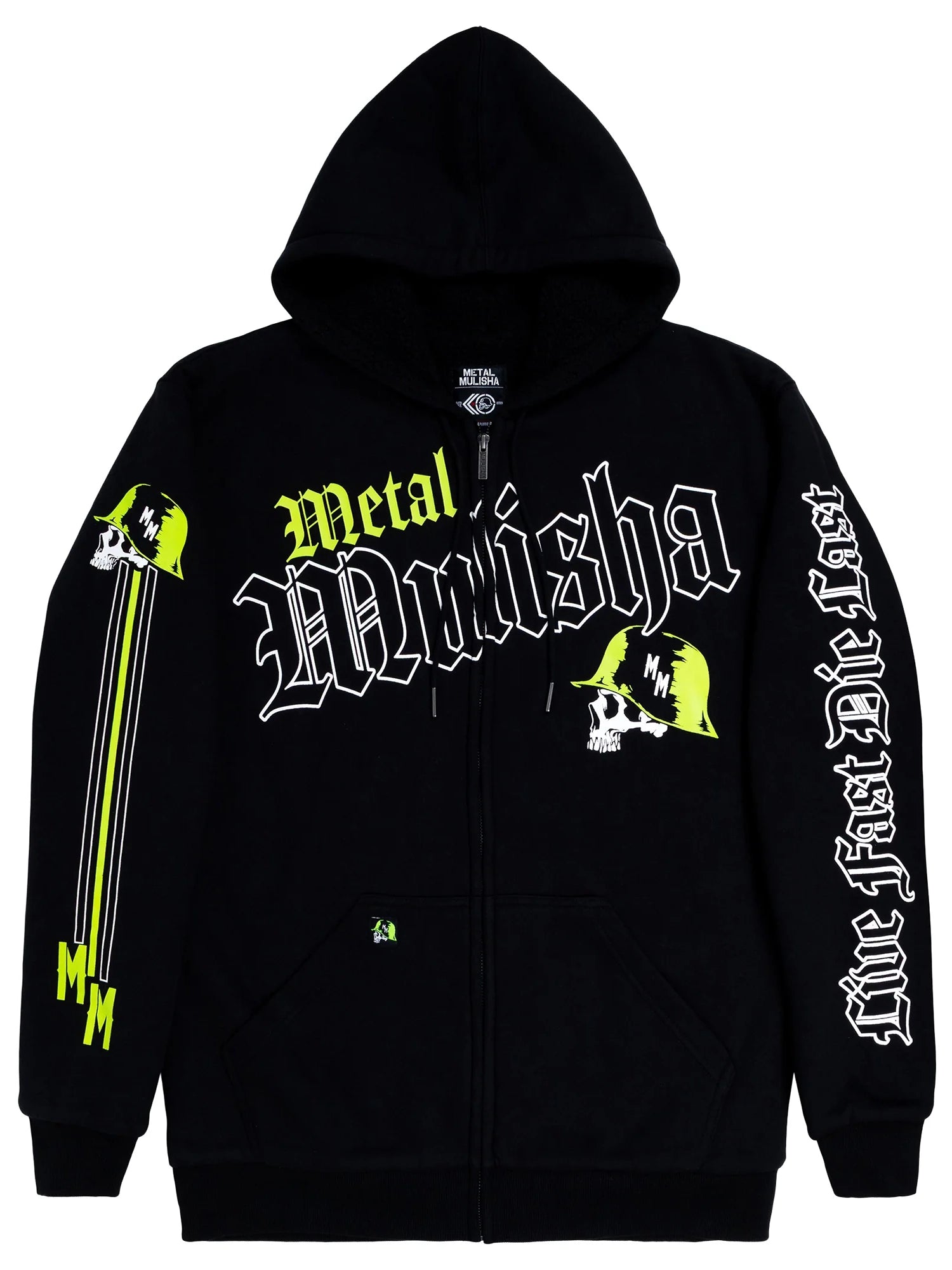 Metal Mulisha Men's Cranked Sherpa Zip Hoodie
