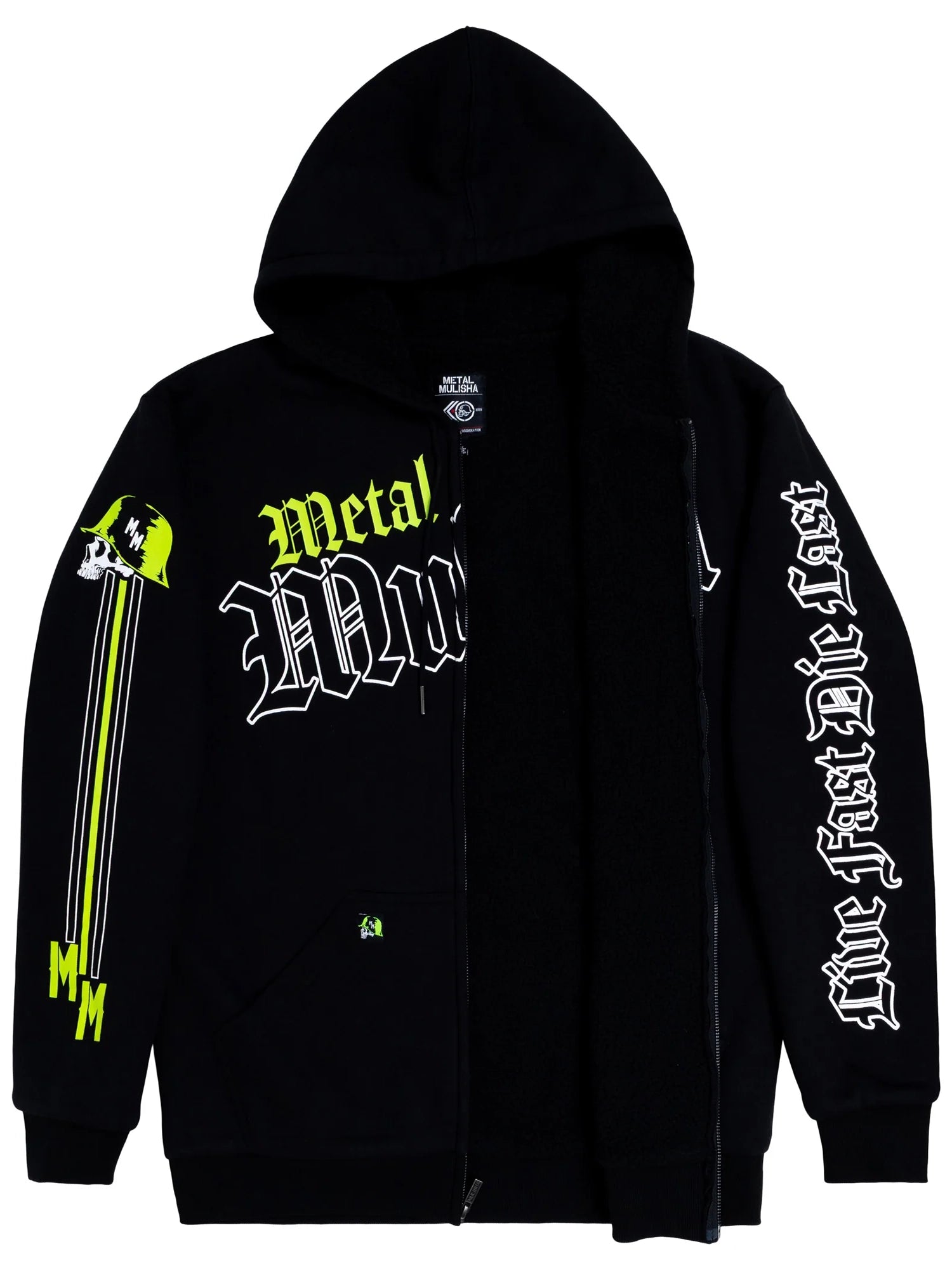 Metal Mulisha Men's Cranked Sherpa Zip Hoodie