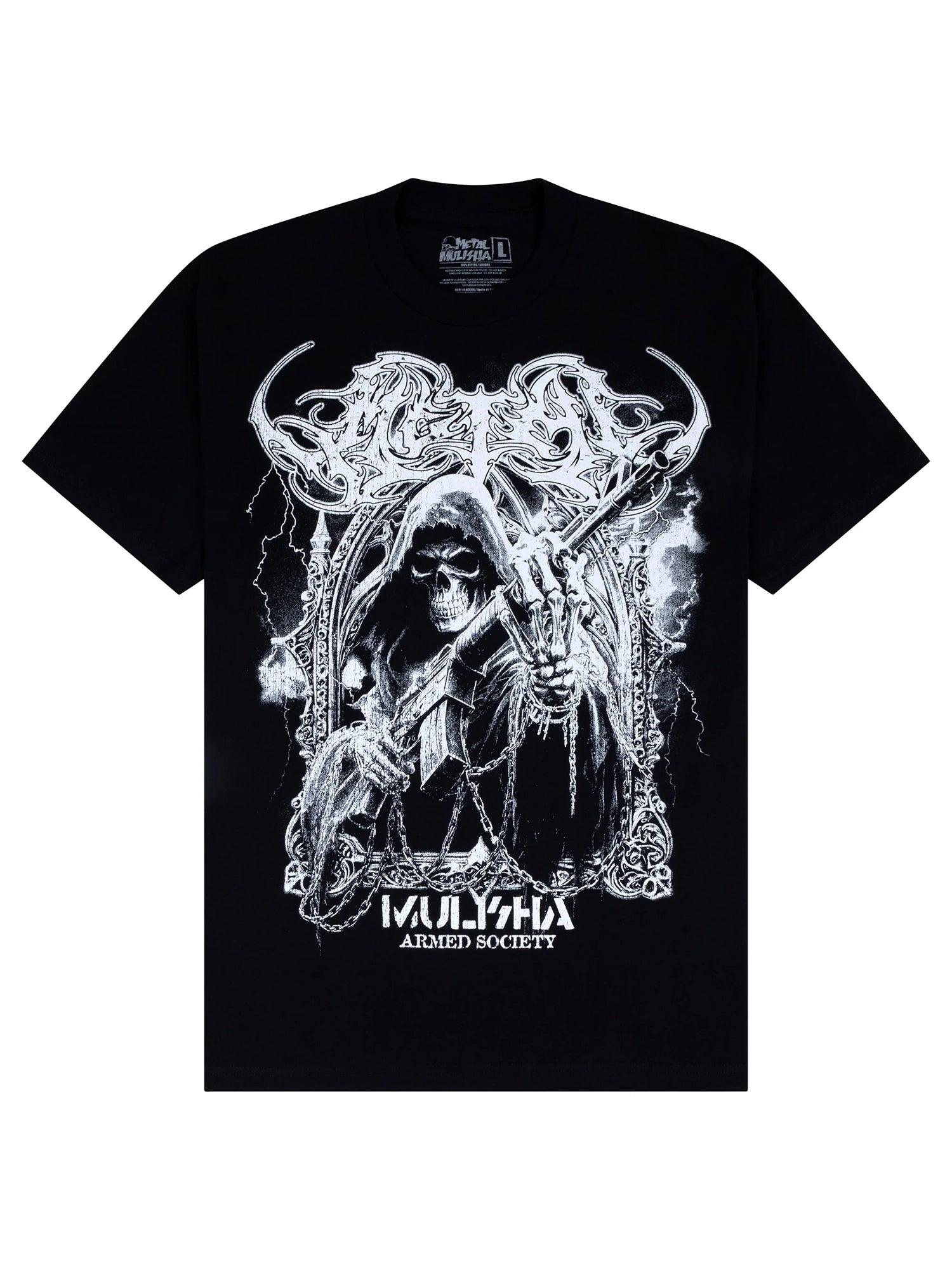 Metal Mulisha Men's Death Dealer Graphic Tee - Black by Metal Mulisha