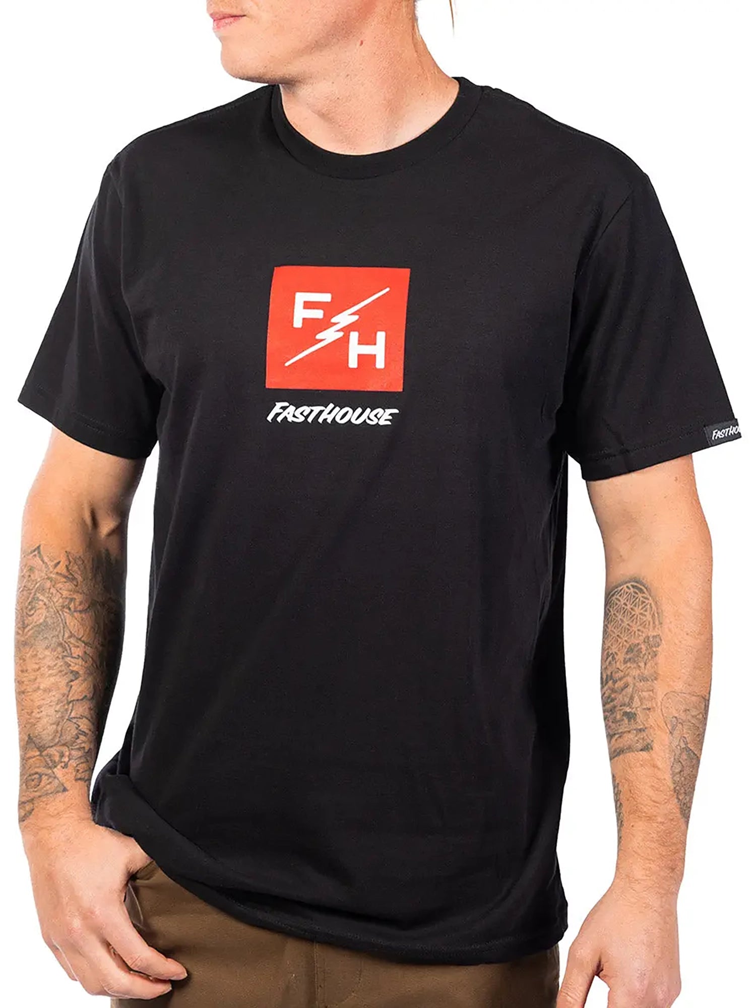 Fasthouse Men's Echo Graphic T-shirt - Black by FASTHOUSE
