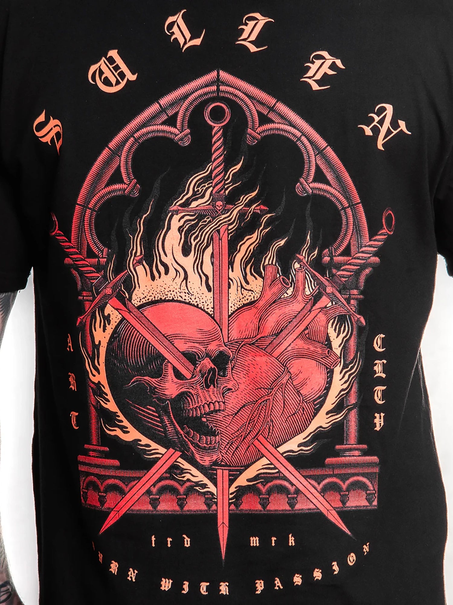 Sullen Men's Full Heart Premium T-shirt by Sullen