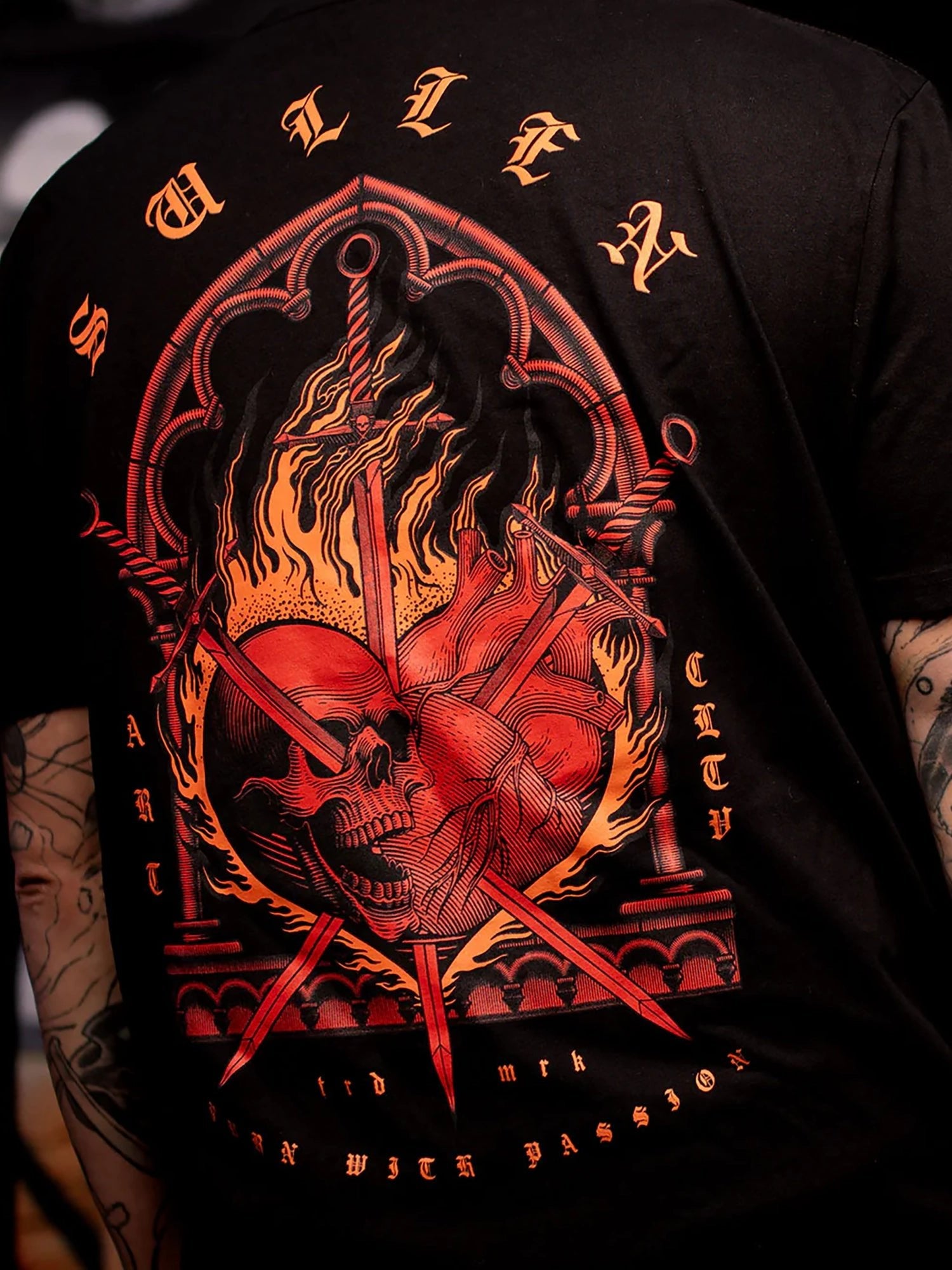 Sullen Men's Full Heart Premium T-shirt by Sullen