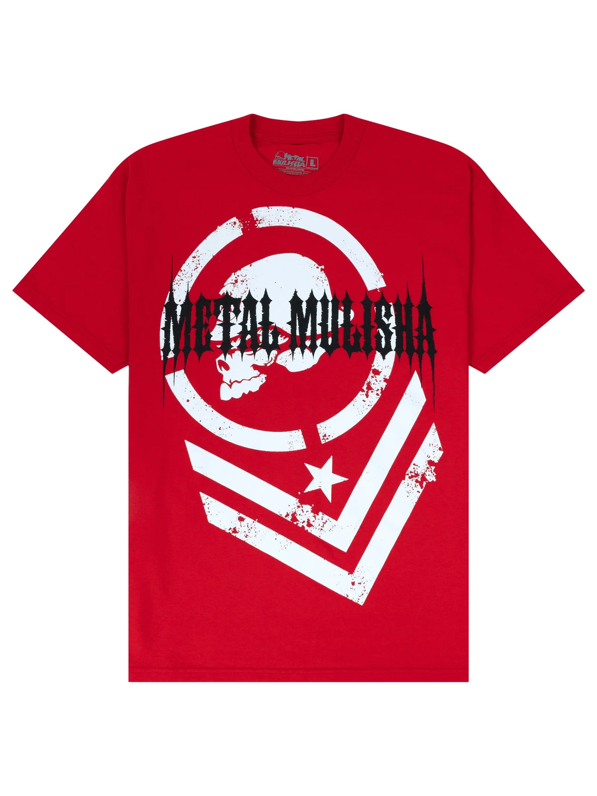Metal Mulisha Gauntlet men's red graphic T-shirt product view