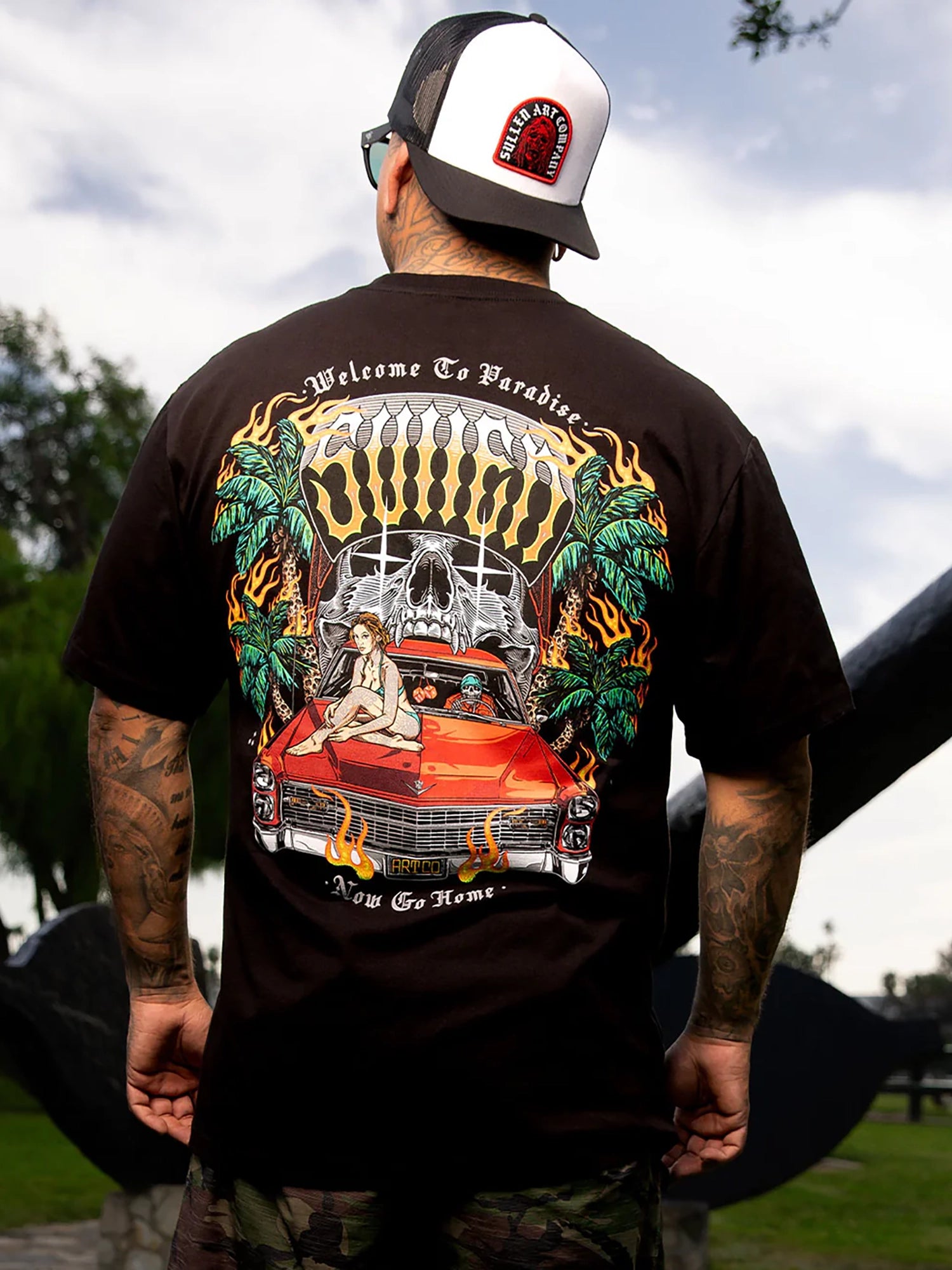 Sullen Men's Go Home Graphic Tee - Black