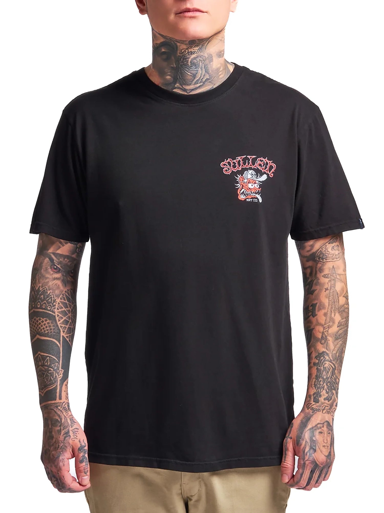 Sullen Men's Grip Rip Premium Graphic T-shirt - Jet Black by Sullen