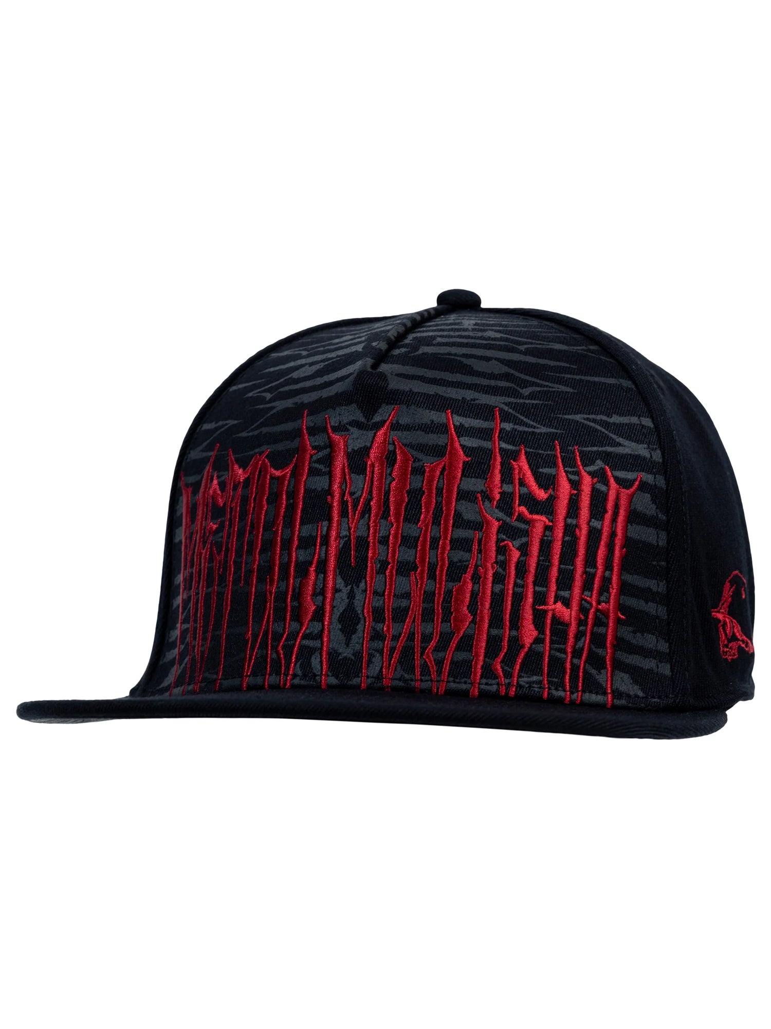 Metal Mulisha Men's Grunge Flex Hat - Black/Red