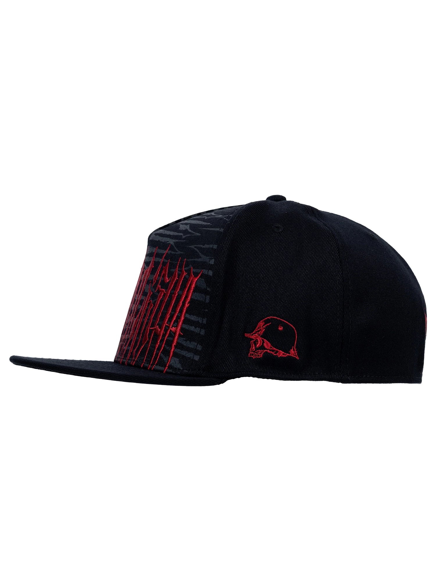 Metal Mulisha Men's Grunge Flex Hat - Black/Red