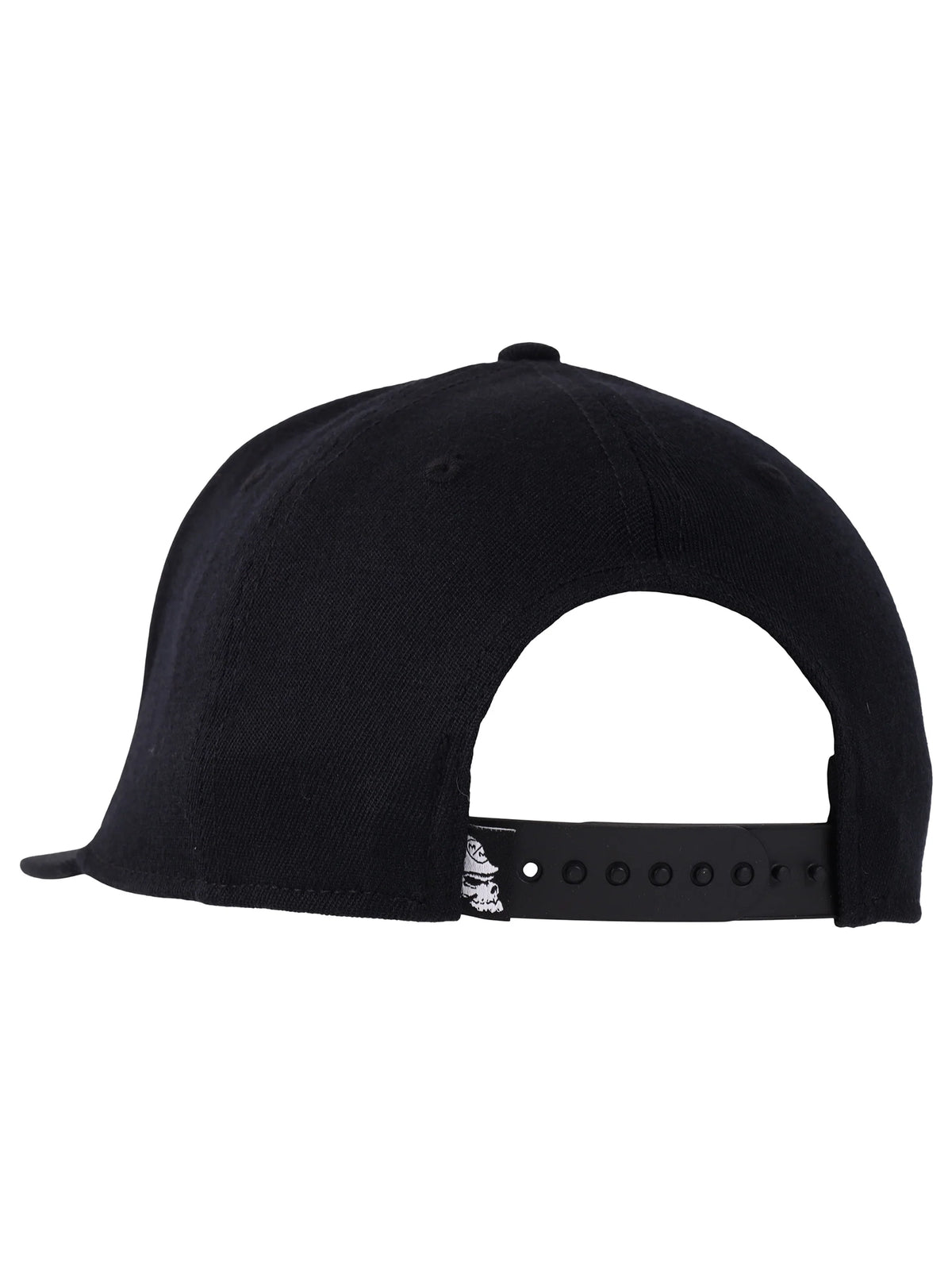 Metal Mulisha Helmet Flexsnap Hat black and charcoal back snap view