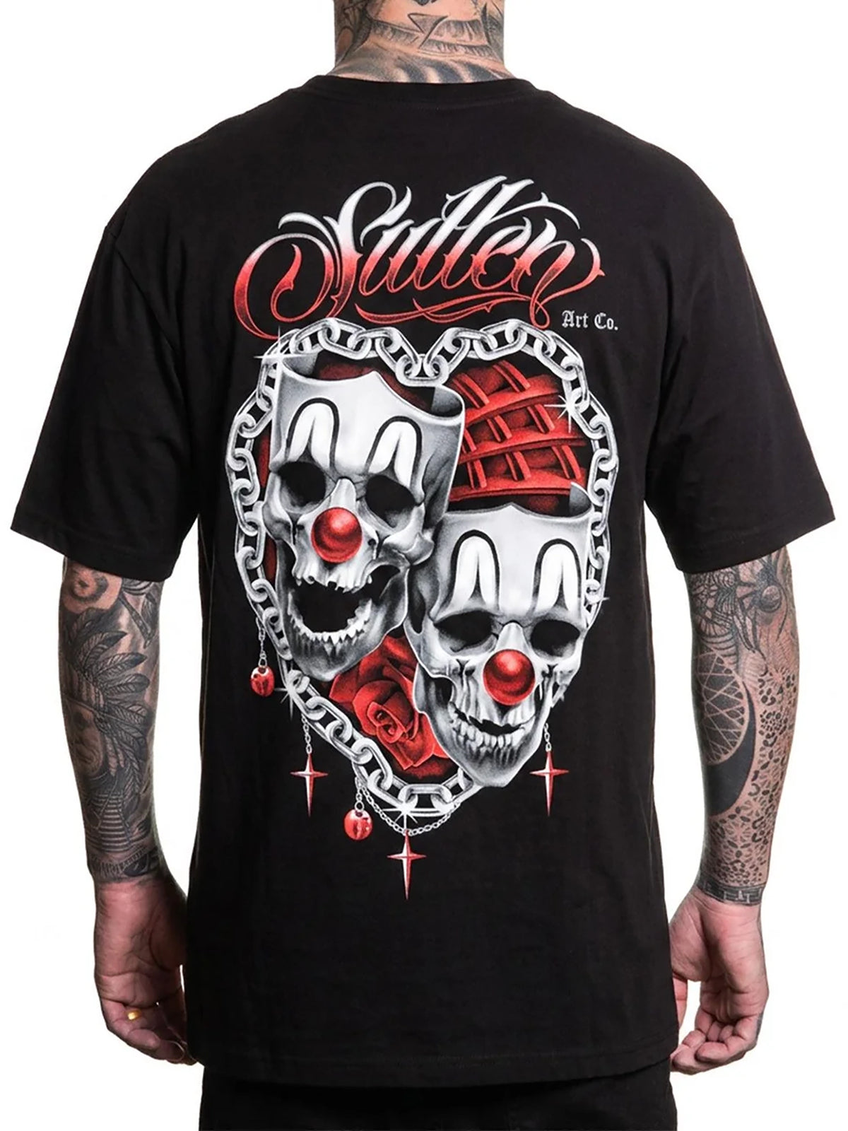 Sullen Men's High and Low Standard Graphic T-shirt - Black
