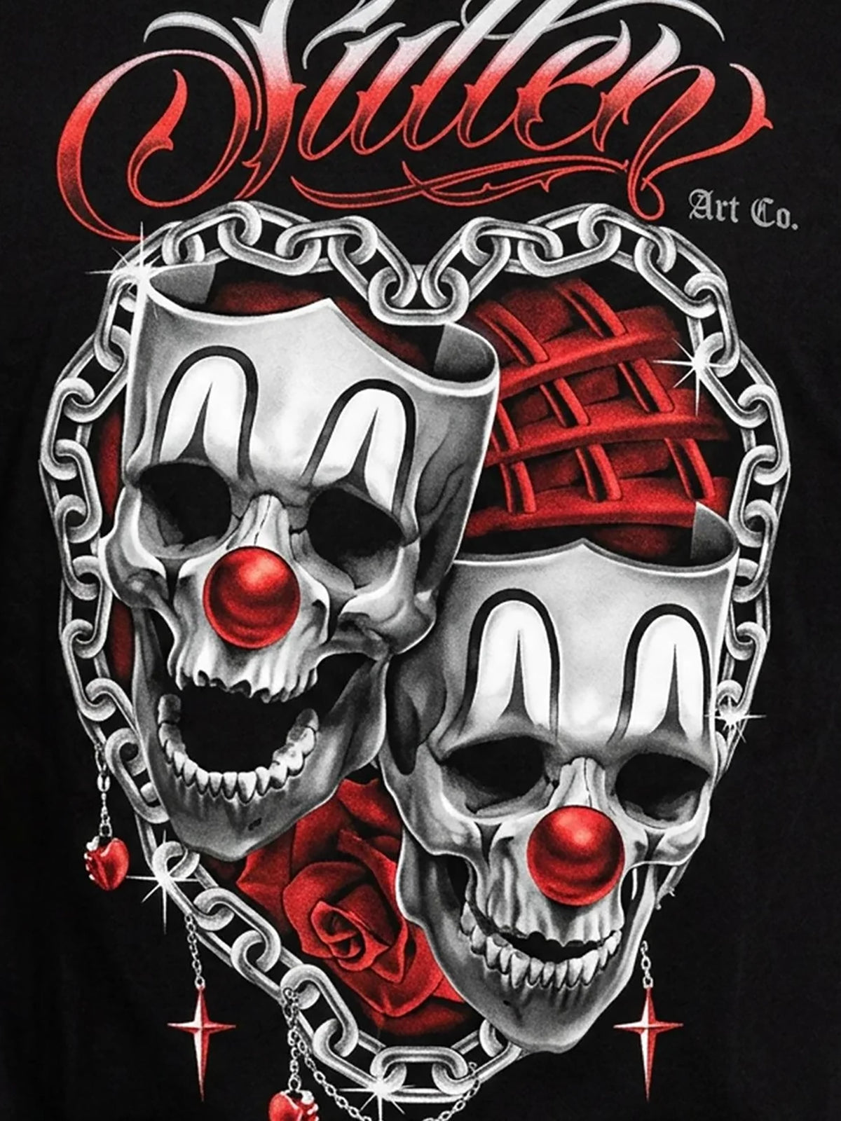 Sullen Men's High and Low Standard Graphic T-shirt - Black