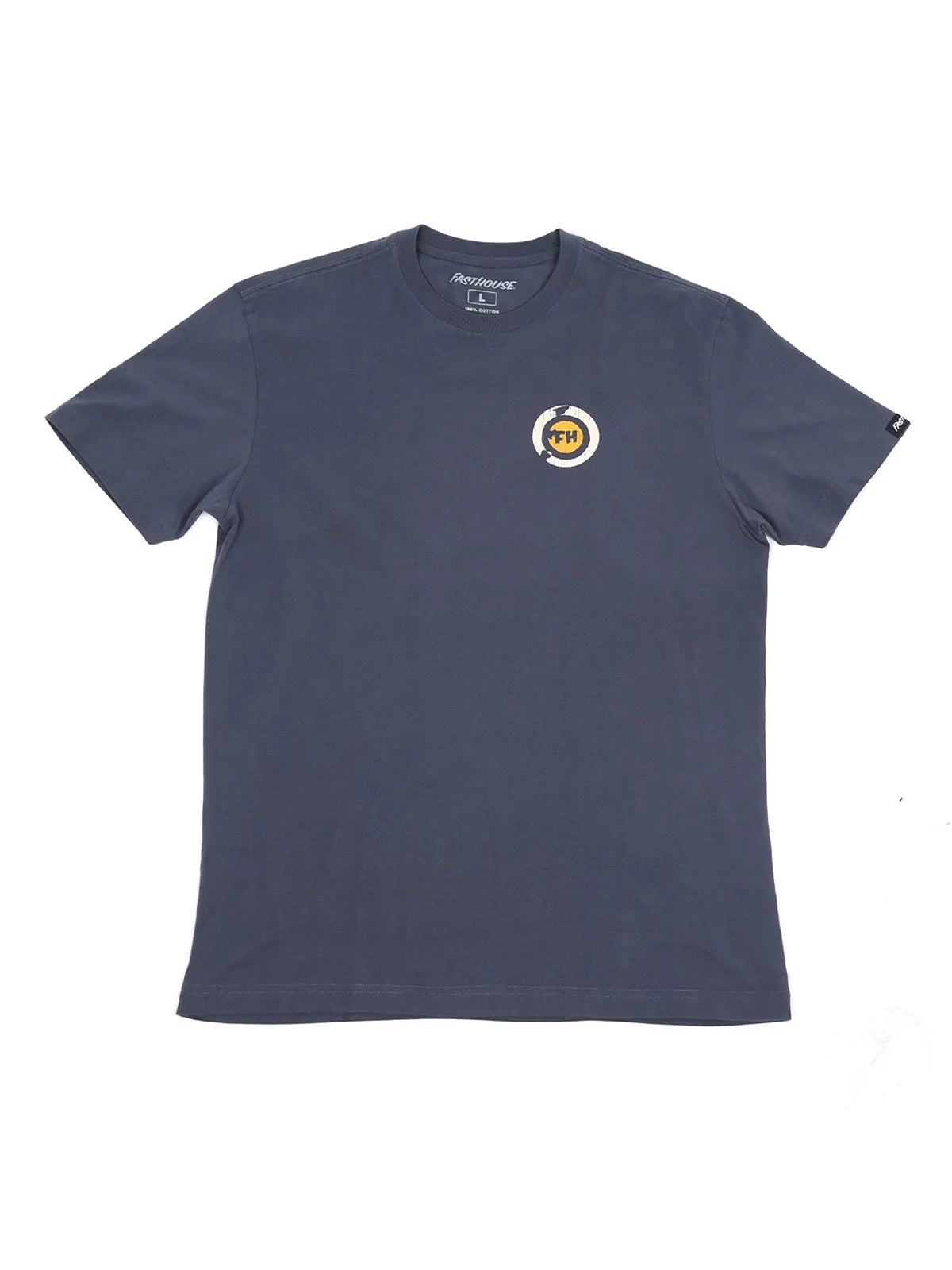 Fasthouse Men's Hyde Graphic T-shirt in Indigo, front flat-lay view
