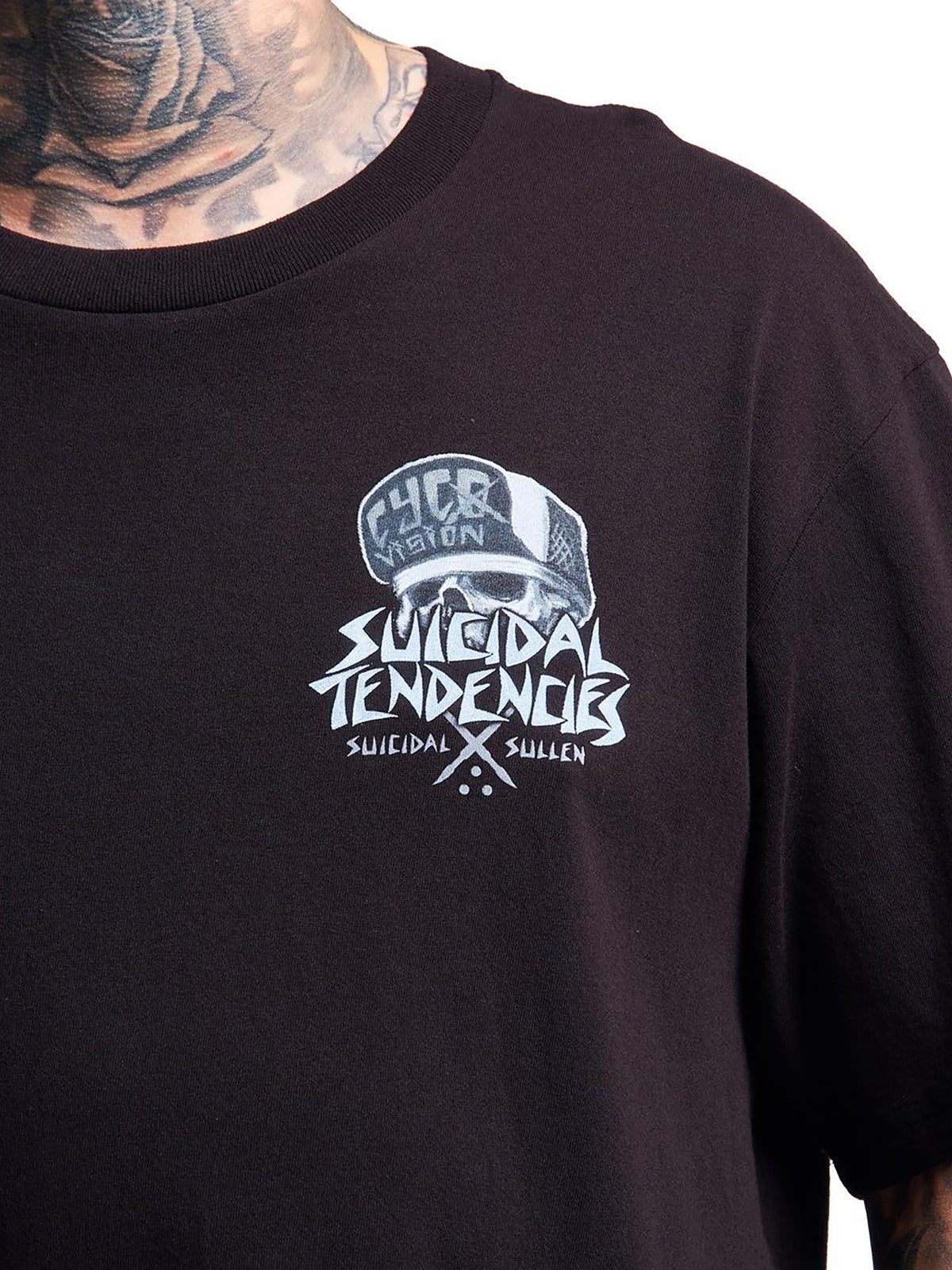 Sullen x Suicidal Tendencies Men's Institutionalized Standard Graphic T-shirt - Black