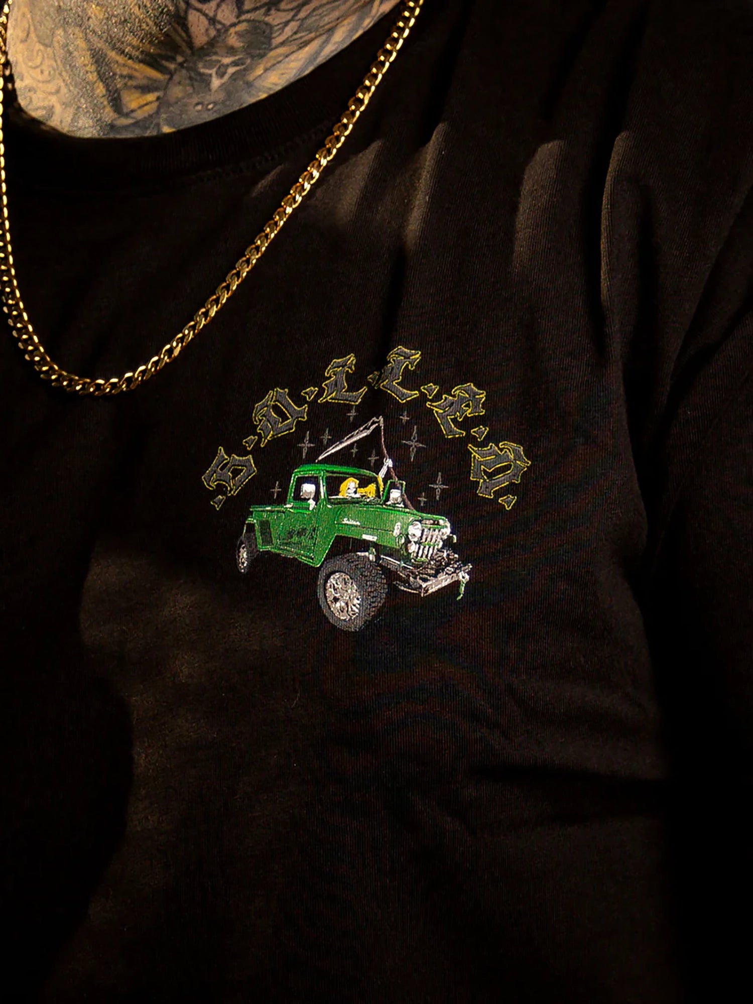 Sullen Men's Jeepin N Reapin Premium Graphic T-shirt - Jet Black by Sullen