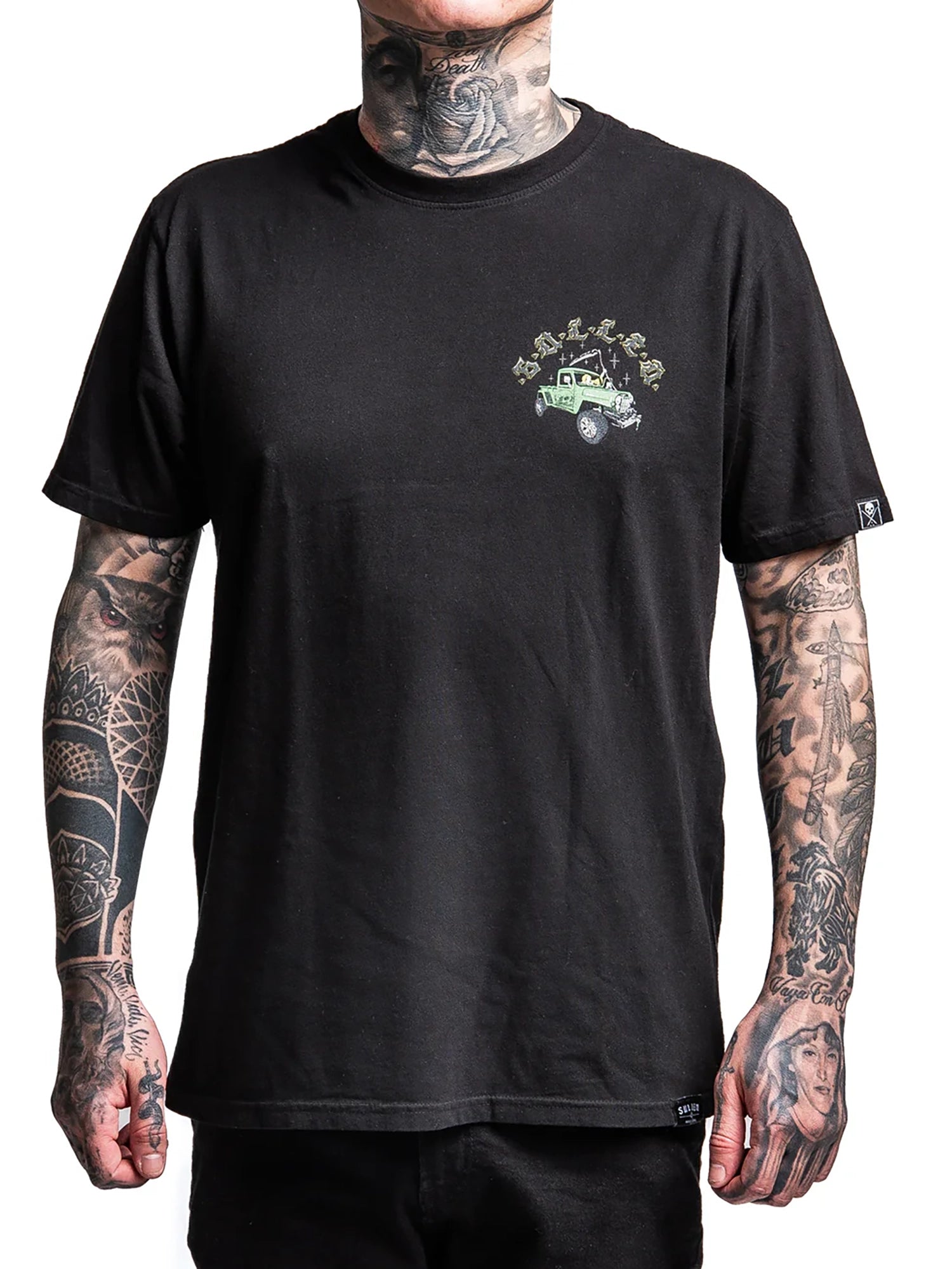 Sullen Men's Jeepin N Reapin Premium Graphic T-shirt - Jet Black by Sullen
