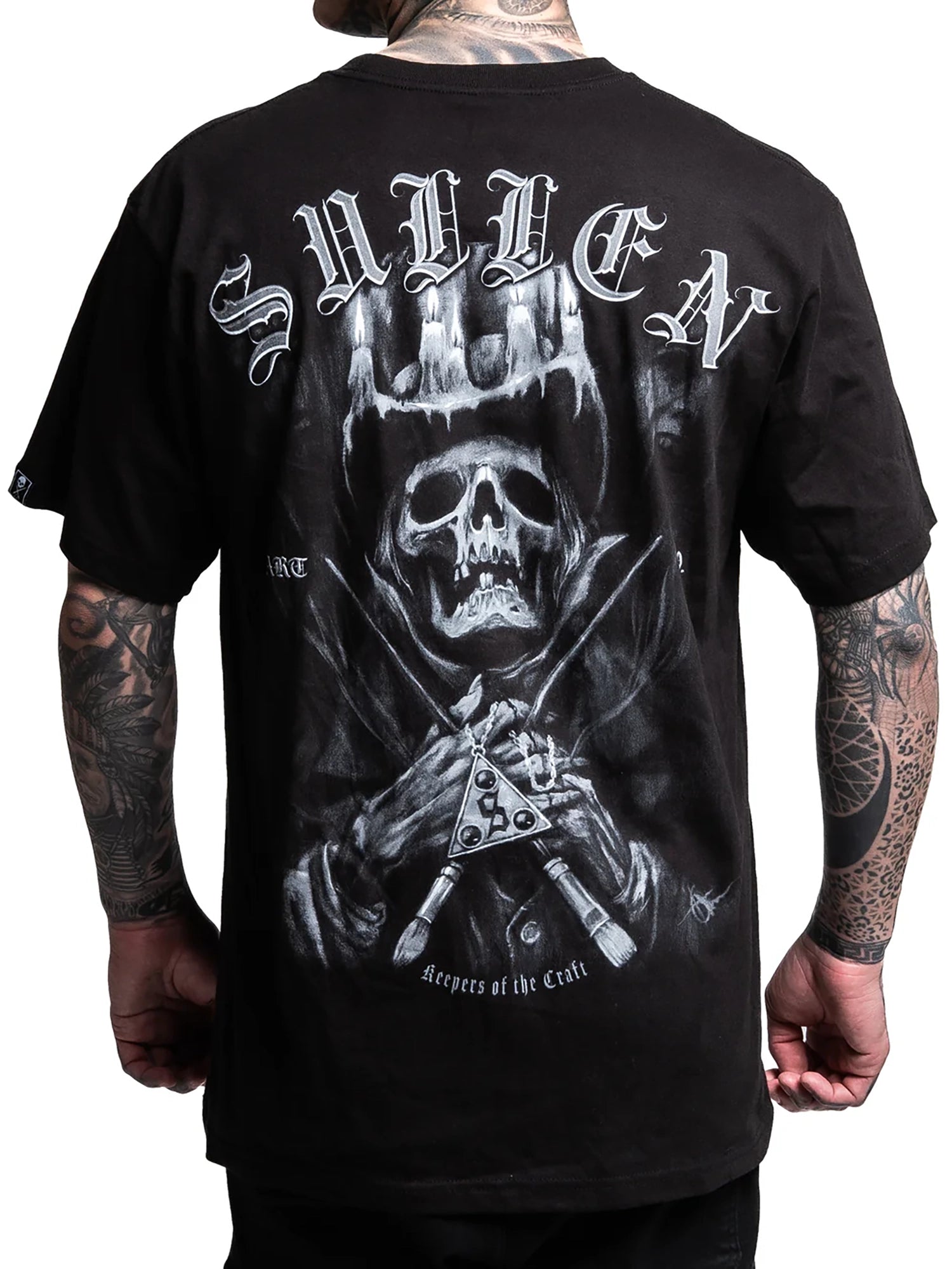 Sullen Men's Keepers Badge Standard Graphic Tee - Black