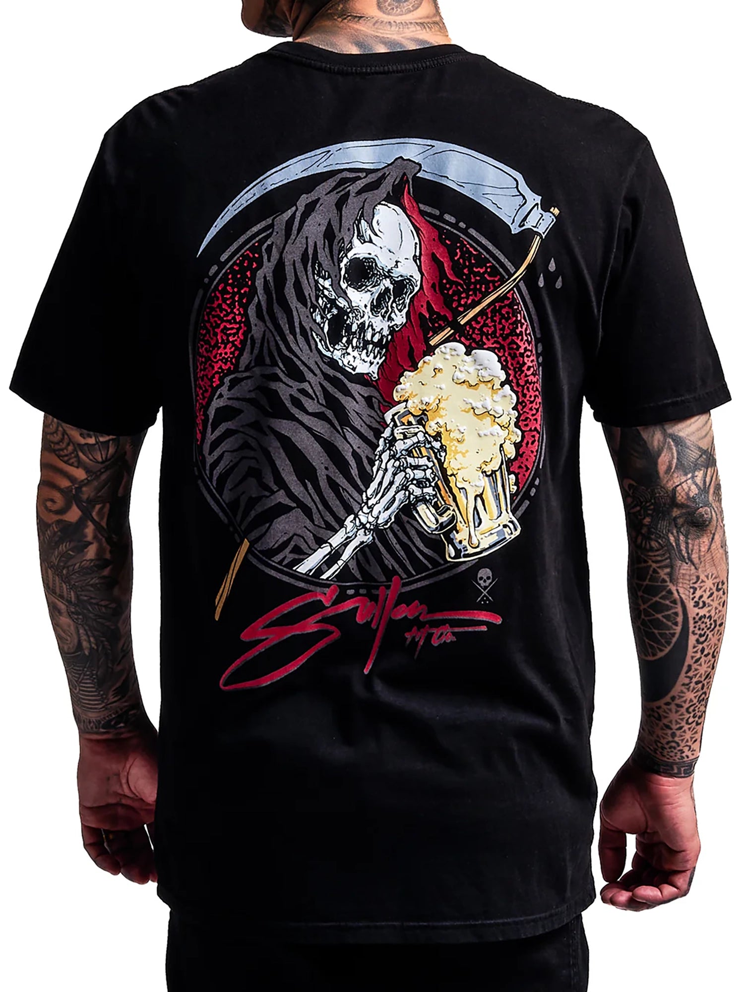 Sullen Men's Last Call Premium Graphic T-shirt - Jet Black