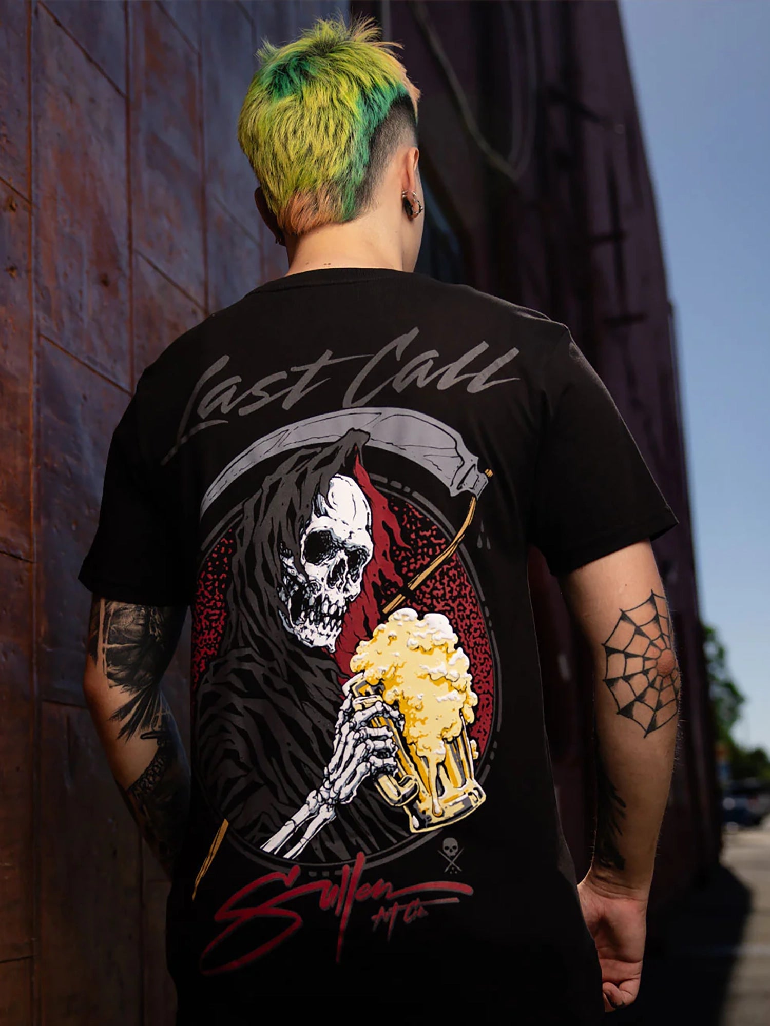 Sullen Men's Last Call Premium Graphic T-shirt - Jet Black