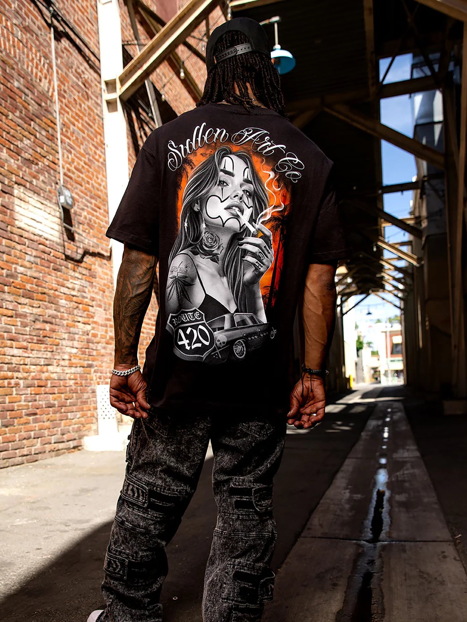 Sullen Men's Lets Roll Graphic Tee - Black by Sullen