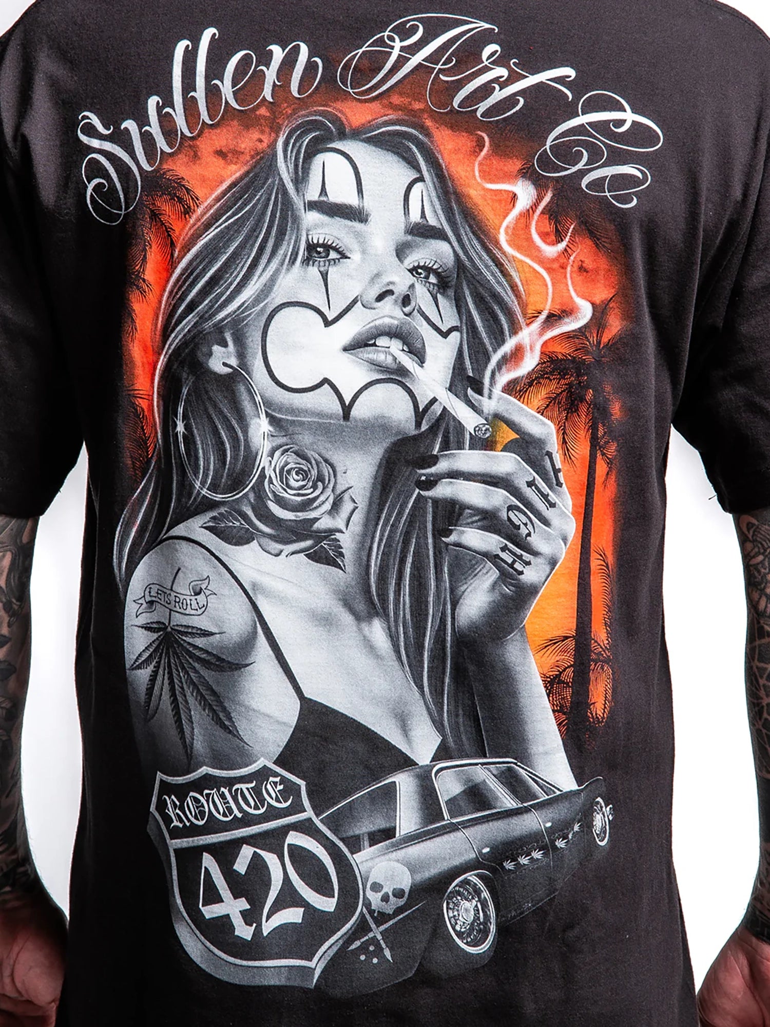 Sullen Men's Lets Roll Graphic Tee - Black by Sullen