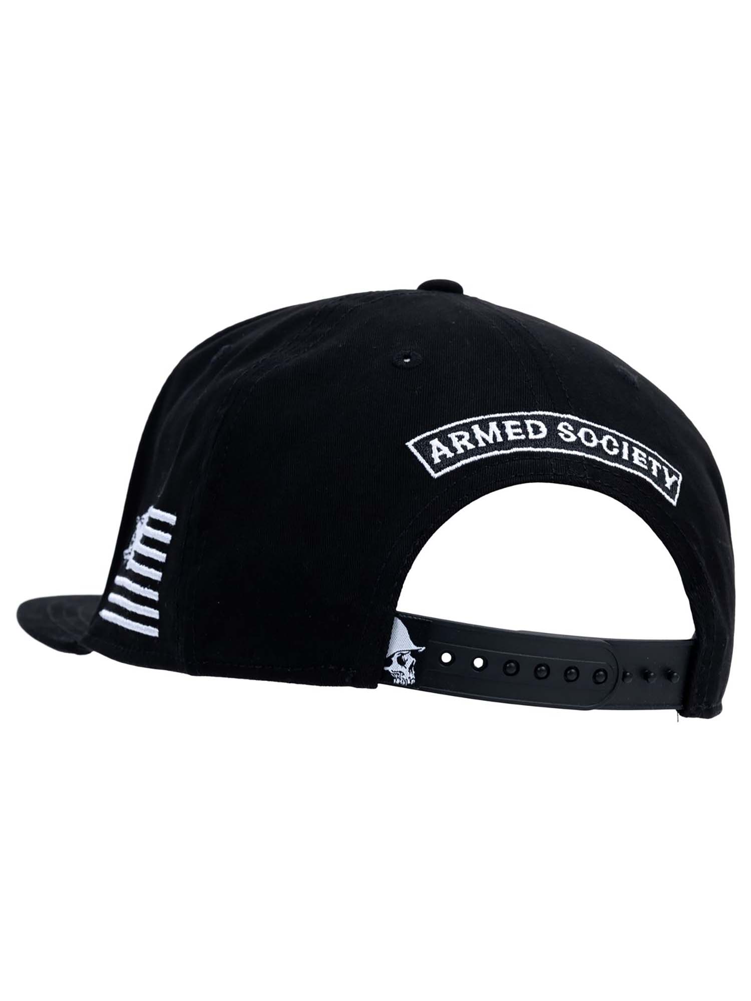 Metal Mulisha Men's Liberty Tools Flexsnap Hat - Black by Metal Mulisha