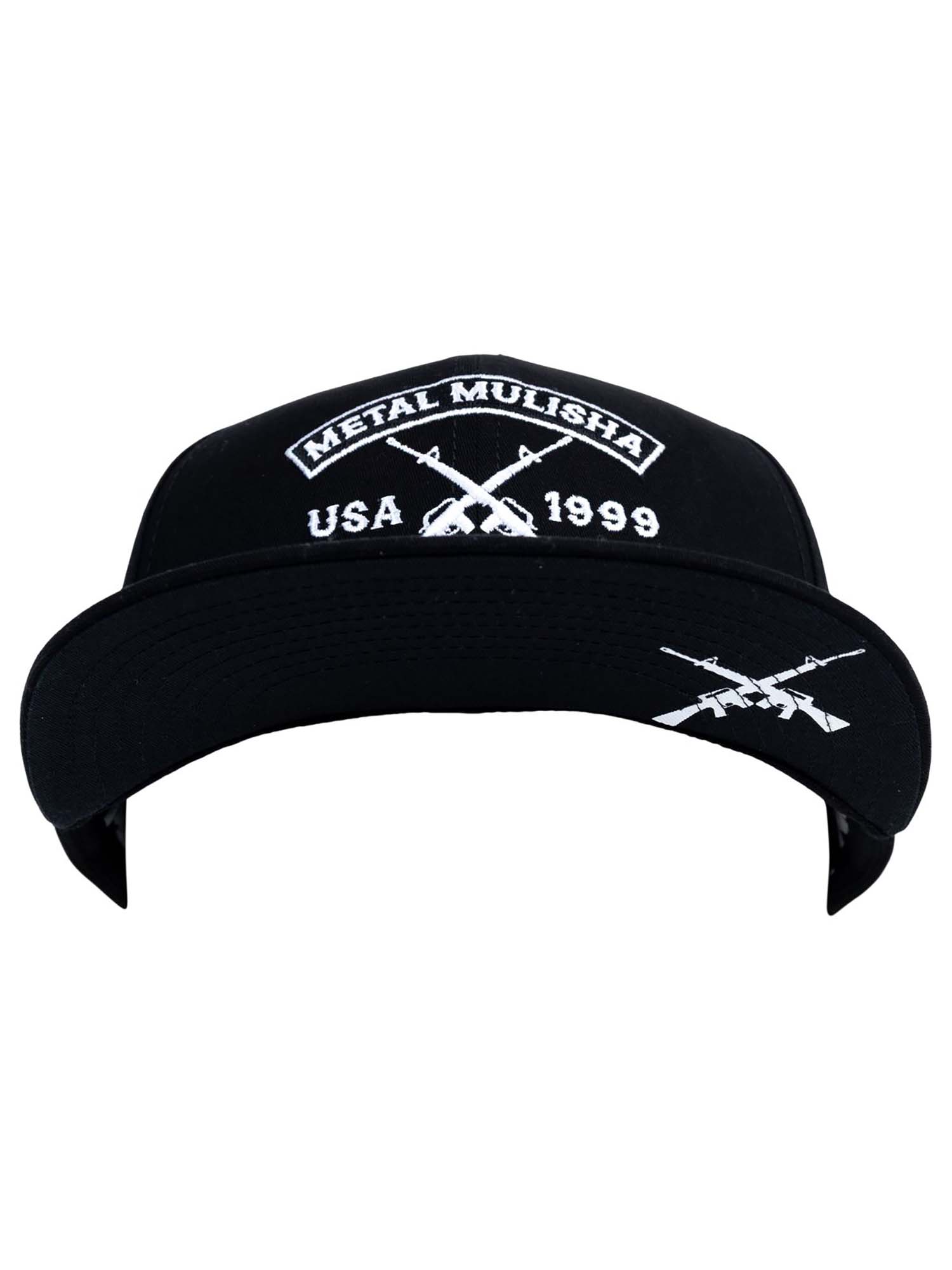 Metal Mulisha Men's Liberty Tools Flexsnap Hat - Black by Metal Mulisha