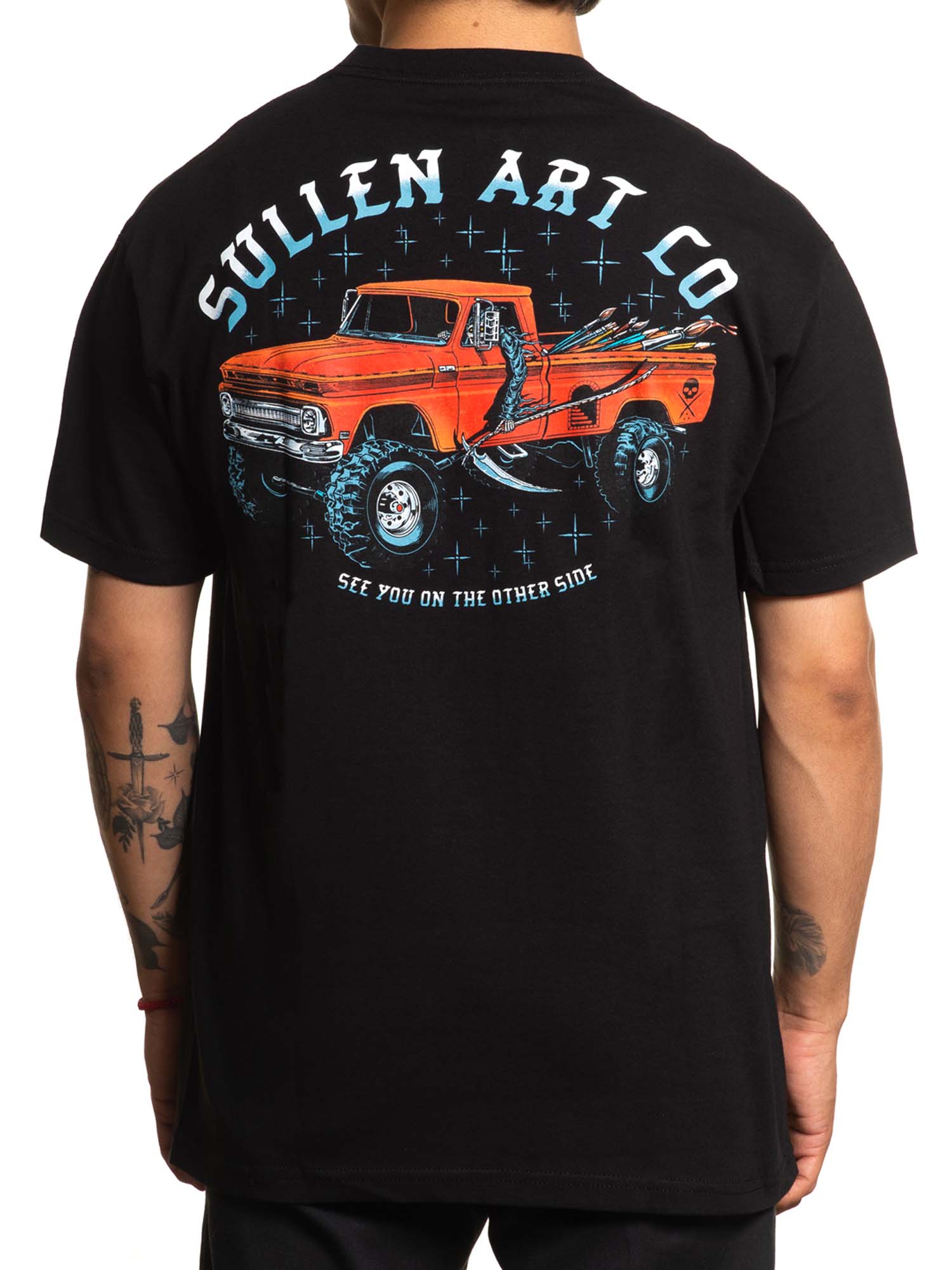 Sullen Men's Lifted Hell on Wheels Short Sleeve Standard T-shirt by Sullen