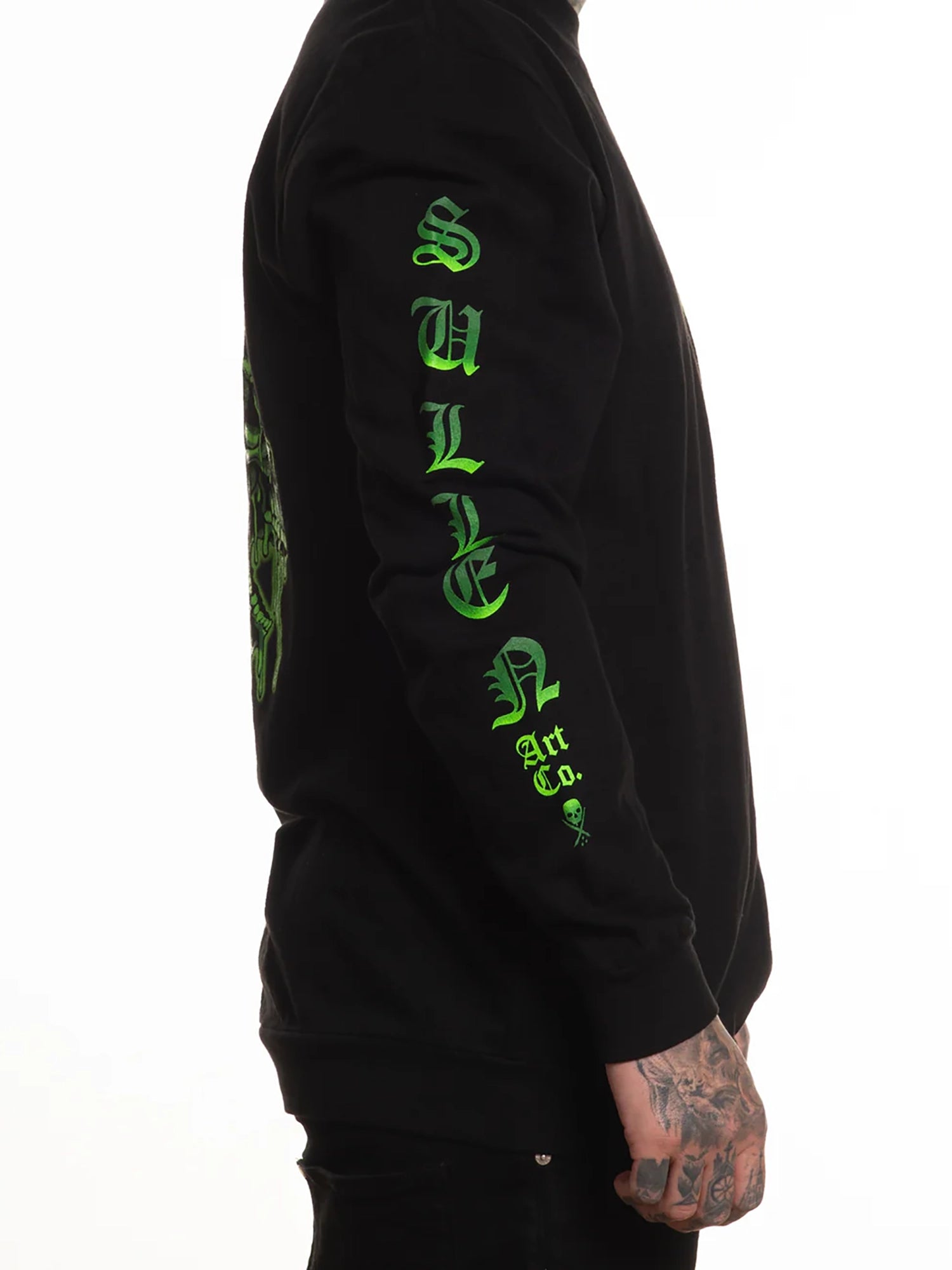 Sullen Men's Melting Skulls Long Sleeve Premium T-shirt