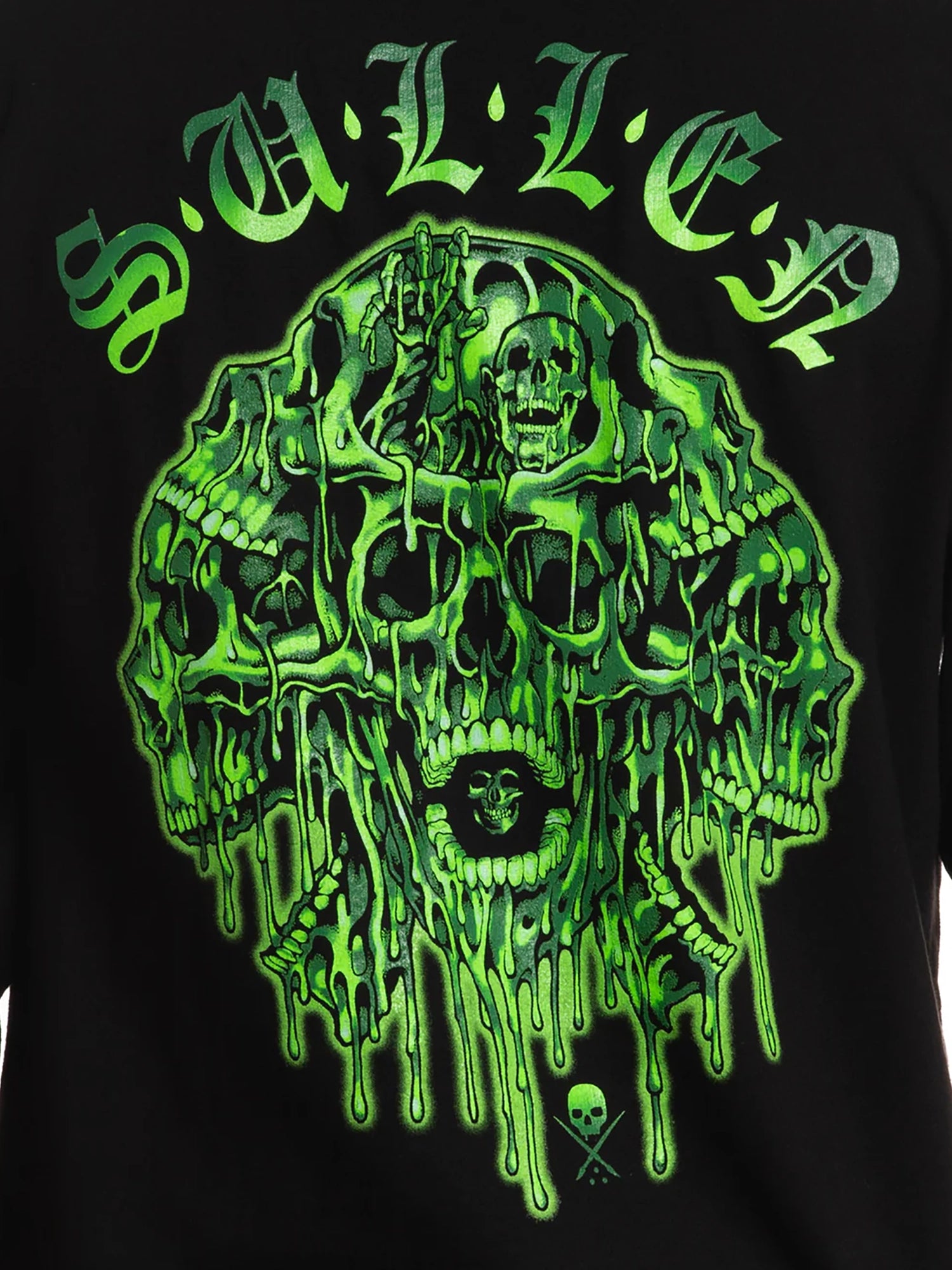 Sullen Men's Melting Skulls Long Sleeve Premium T-shirt
