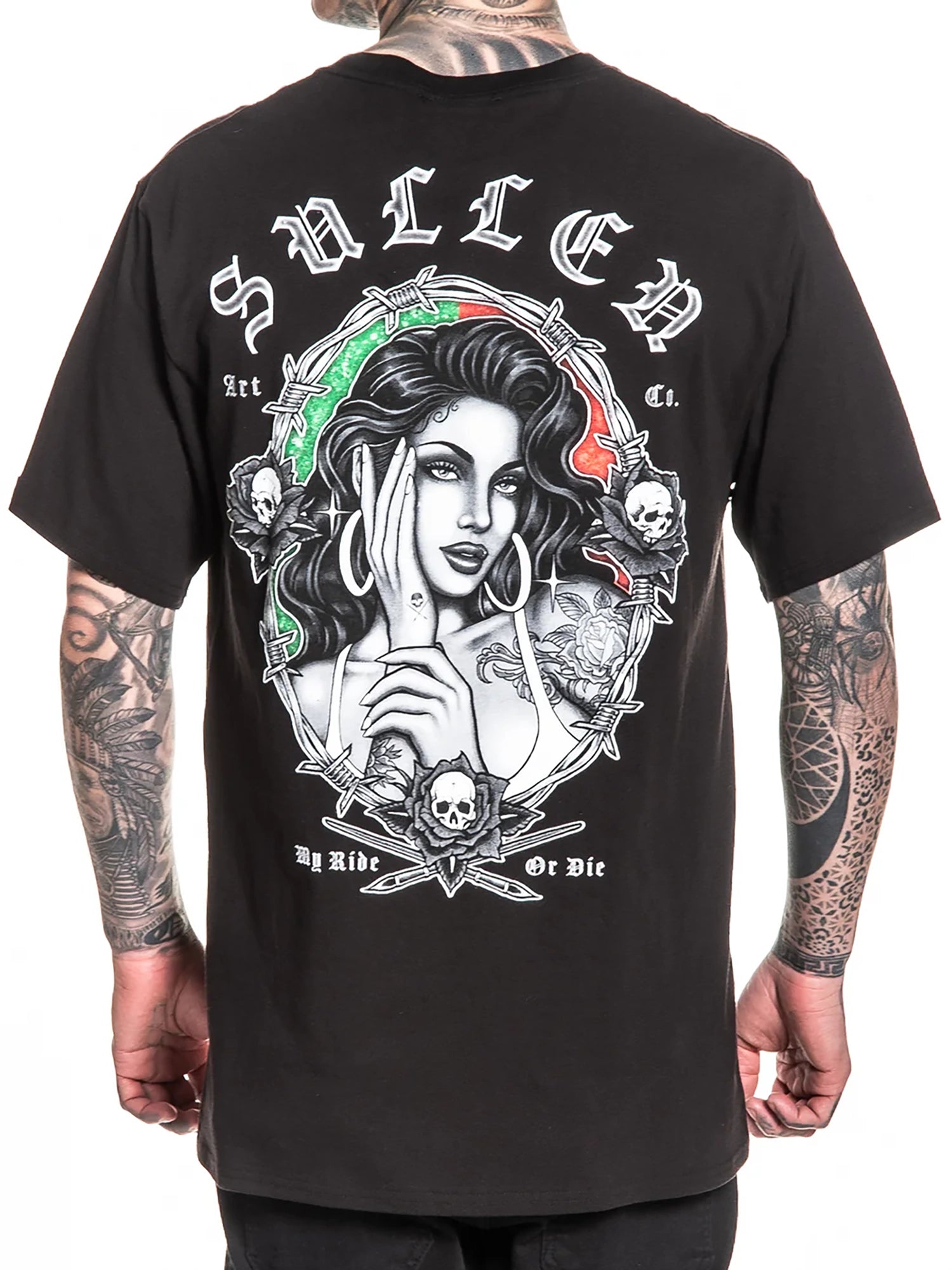 Sullen Men's My Ride or Die Graphic Tee - Black by Sullen