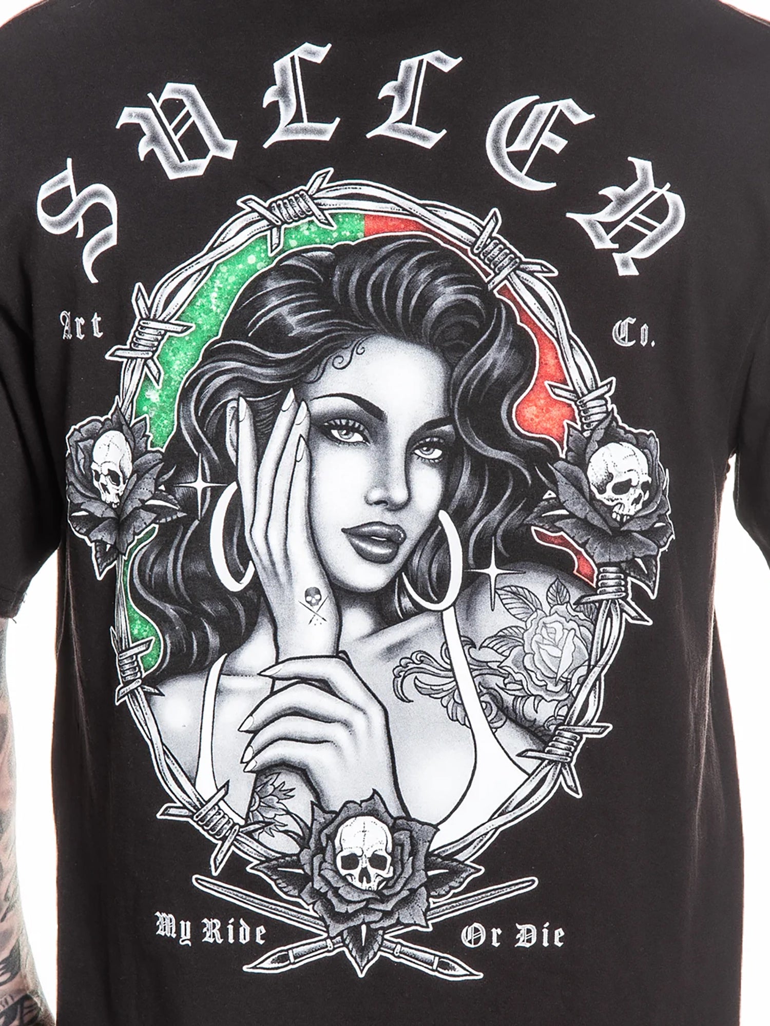 Sullen Men's My Ride or Die Graphic Tee - Black by Sullen