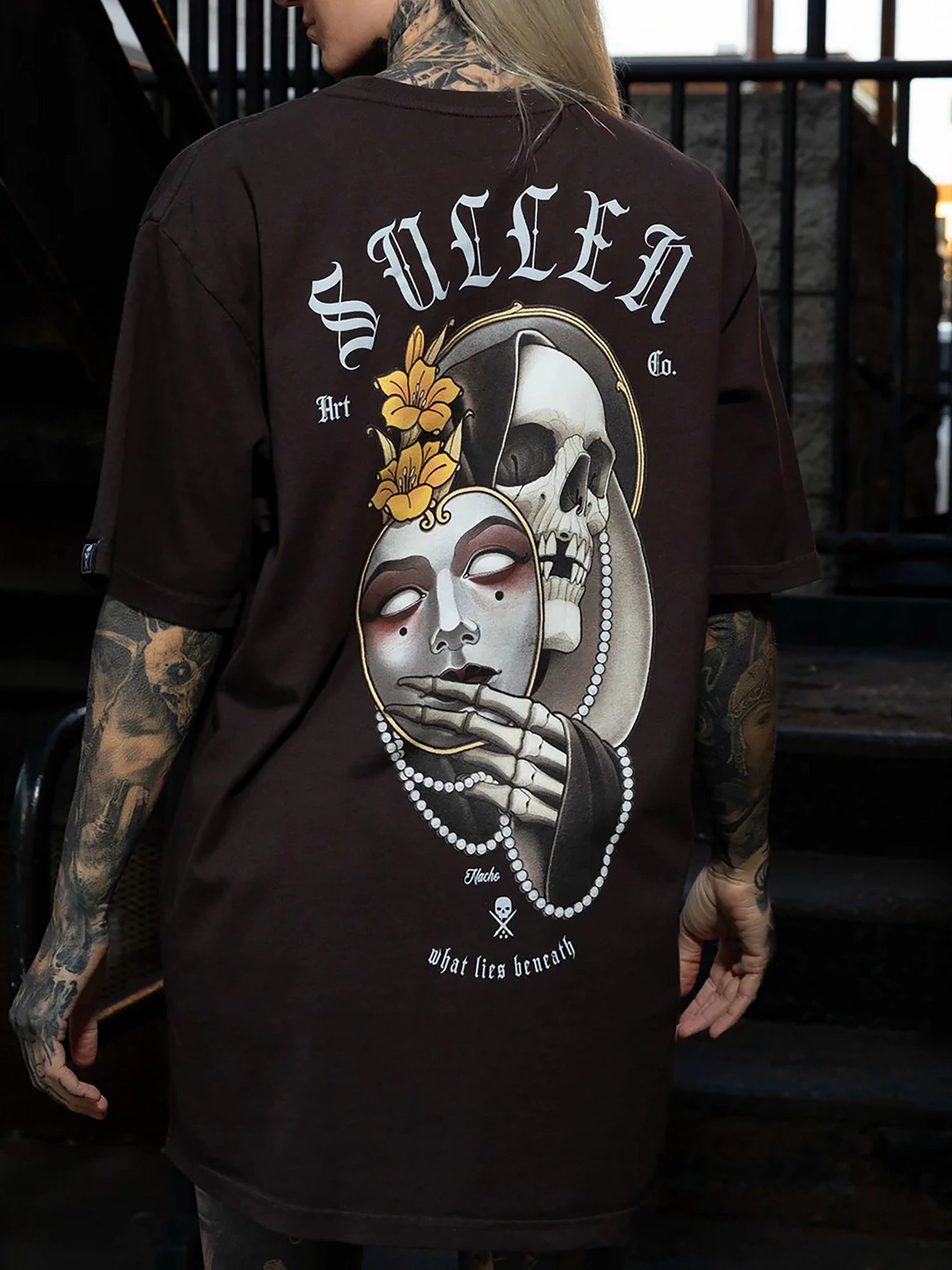 Sullen Men's Nacho Tattoo Beneath Premium Tee by Sullen