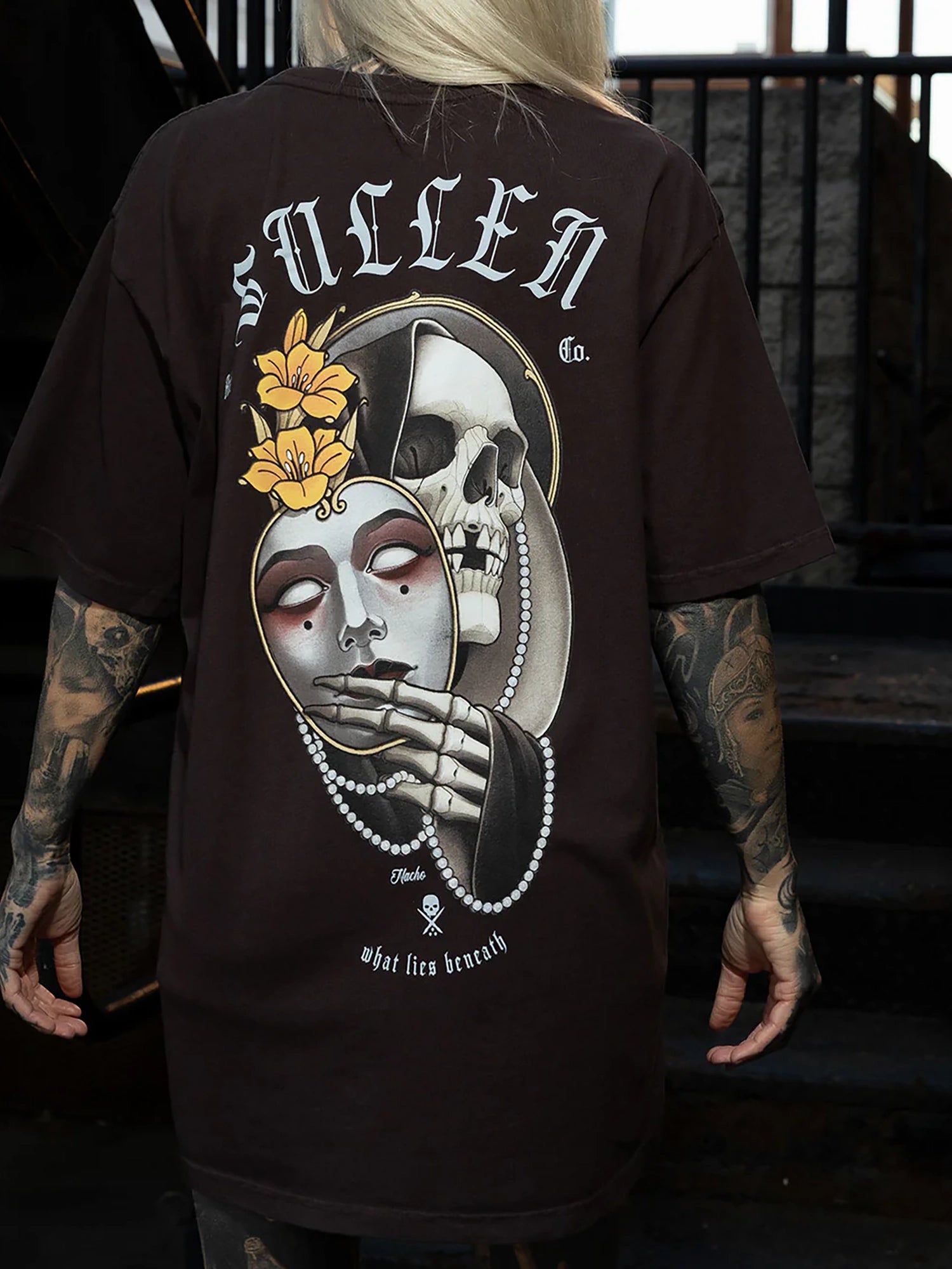 Sullen Men's Nacho Tattoo Beneath Premium Tee by Sullen