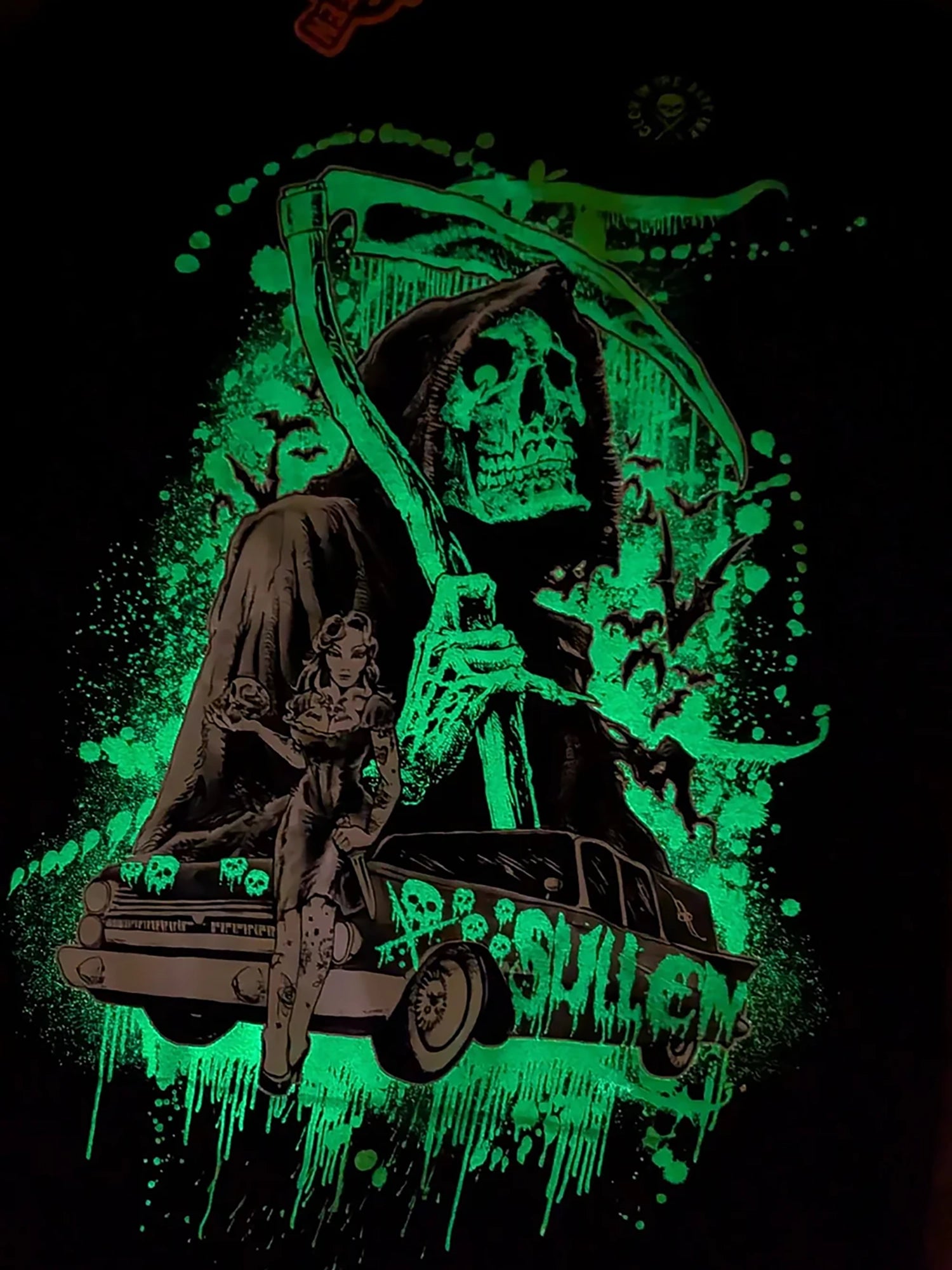 Sullen Men's Never Late Long Sleeve French Terry Glow in the Dark Premium T-shirt