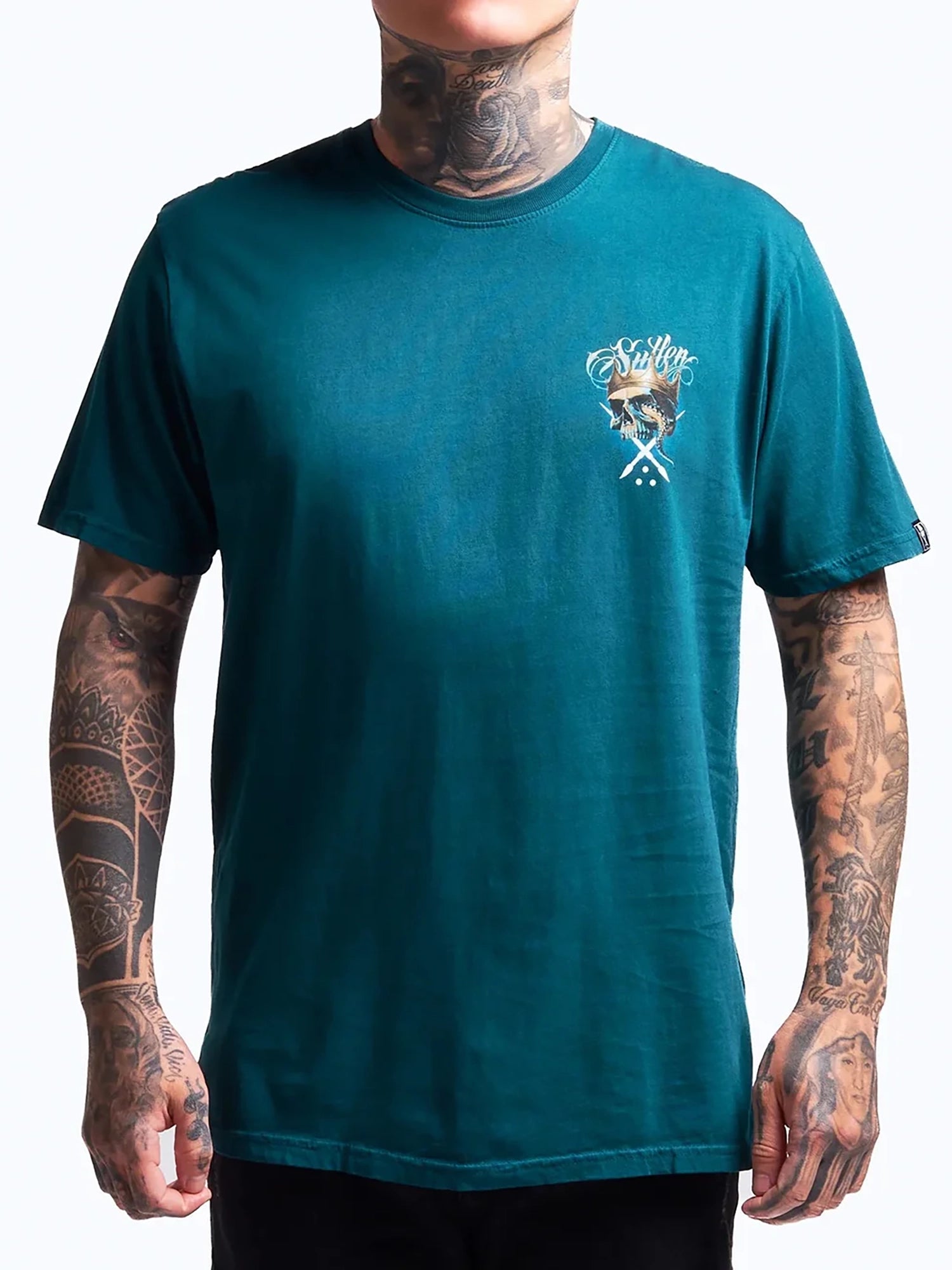 Sullen Men's Octopus King Premium Graphic T-shirt - Atlantic Deep by Sullen