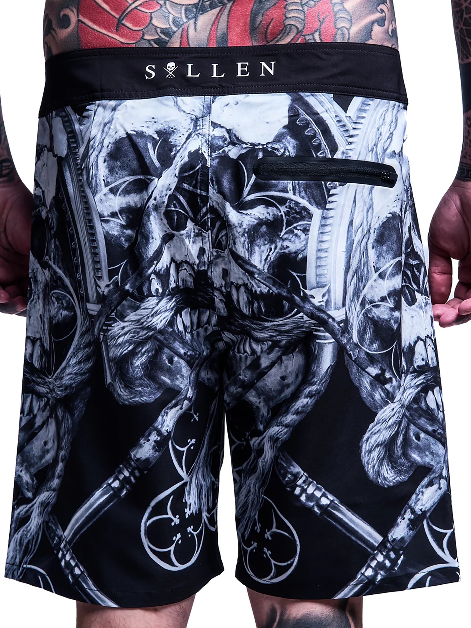 Sullen Men's Oculus Boardshorts - Black by Sullen