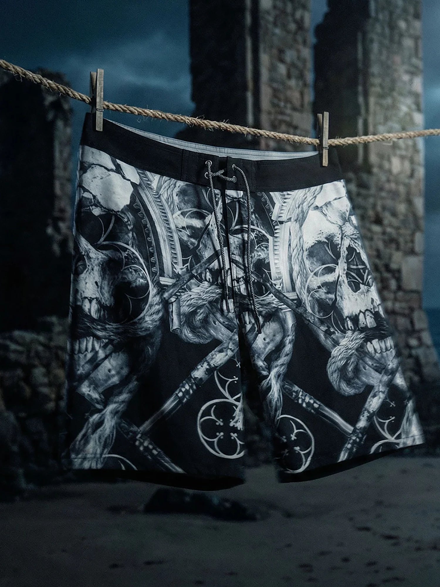 Sullen Men's Oculus Boardshorts - Black by Sullen