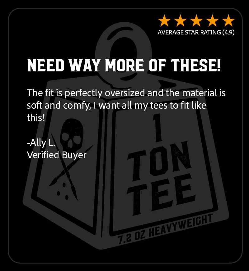 Sullen Men's Old School One Ton Relaxed Fit T-shirt