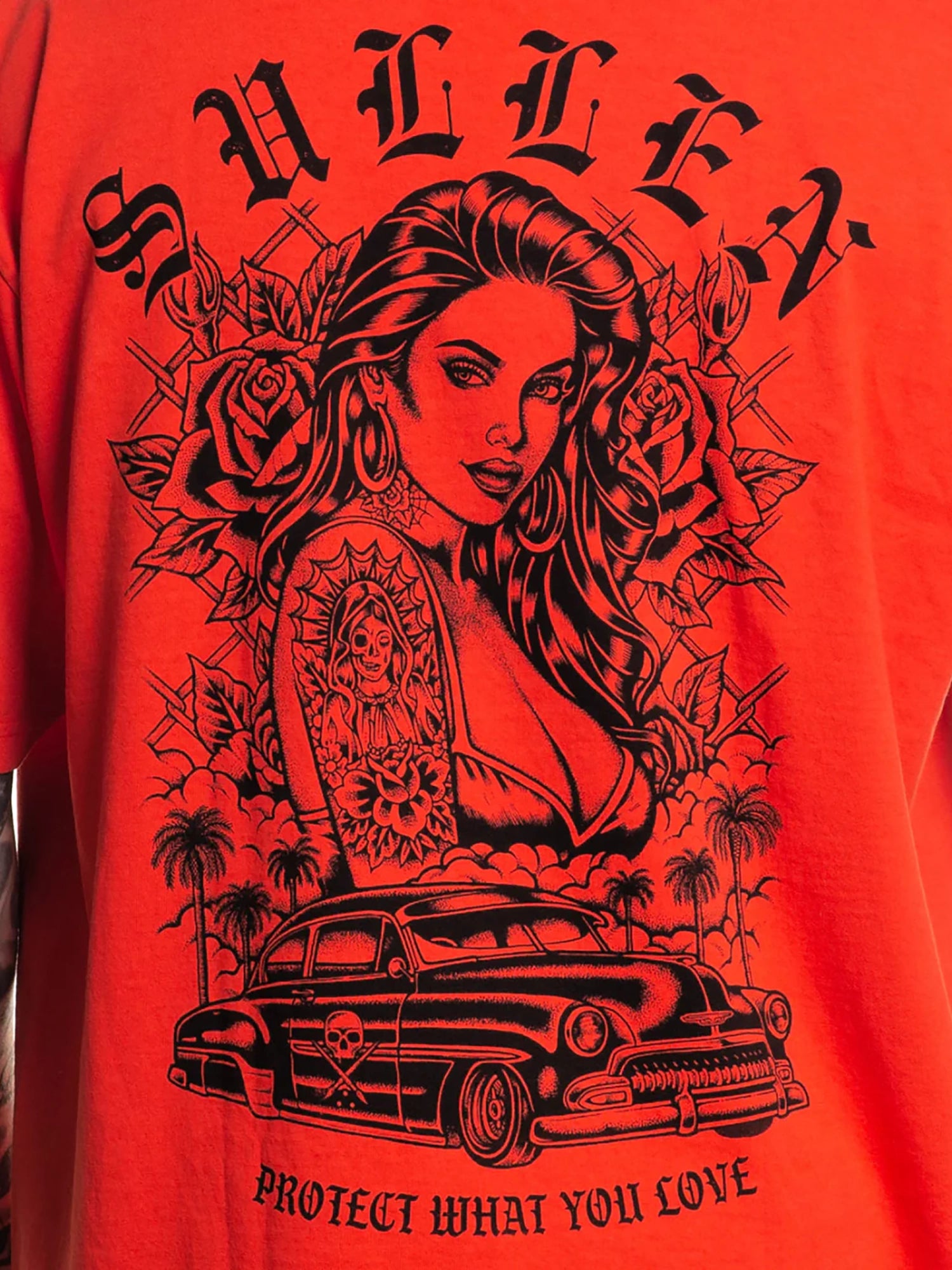 Sullen Men's Old School One Ton Relaxed Fit T-shirt