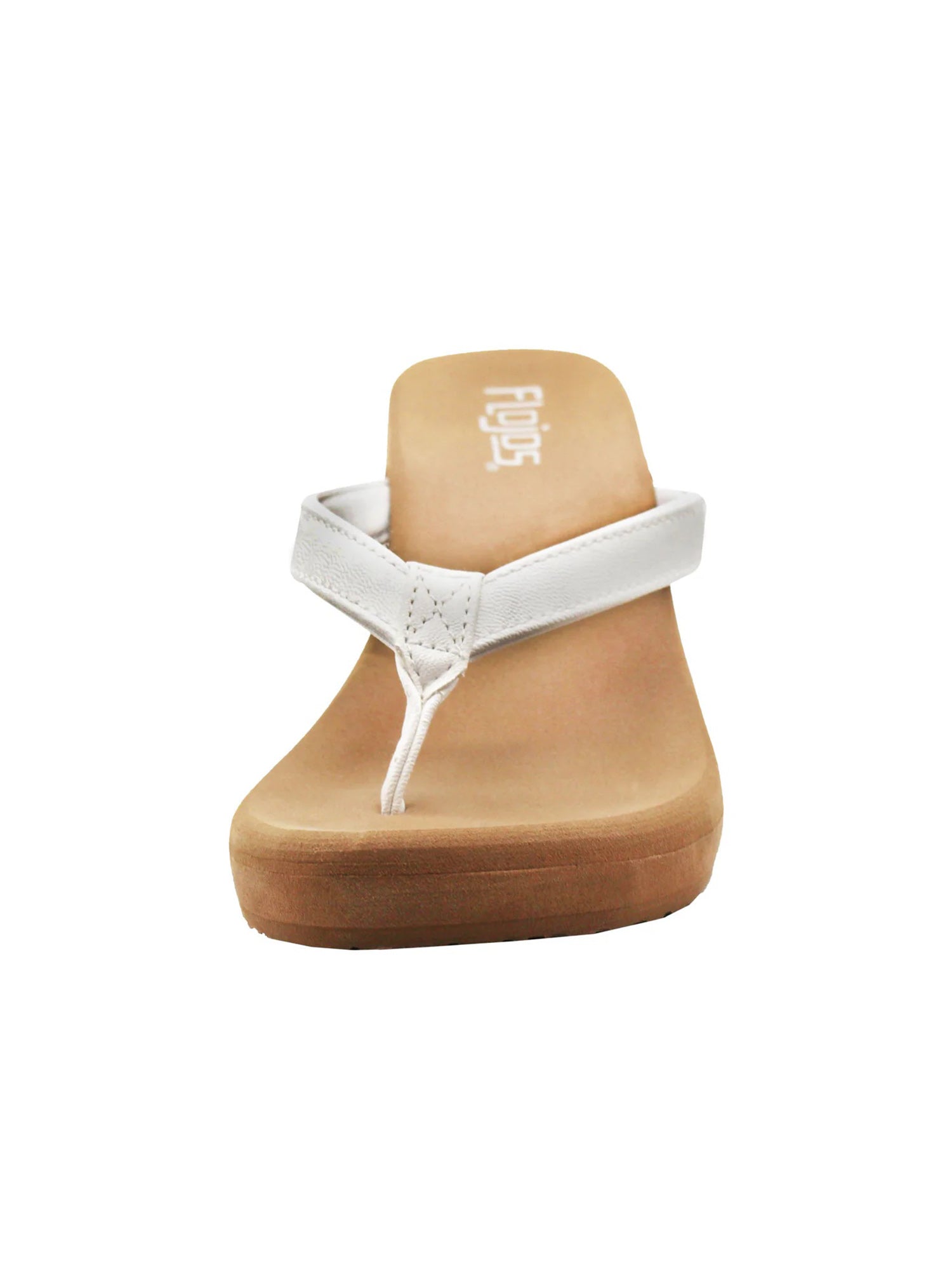 Flojos Olivia Women's Wedge Sandals - White