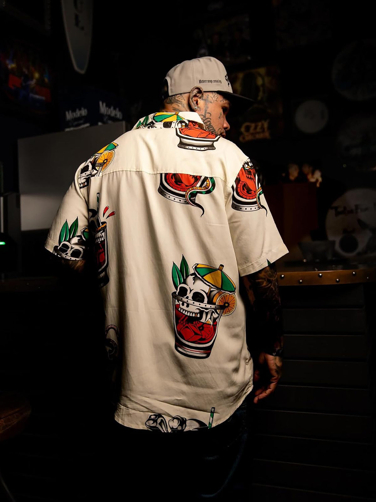Sullen Men's On the Rocks Woven Button-Down Shirt - Antique White