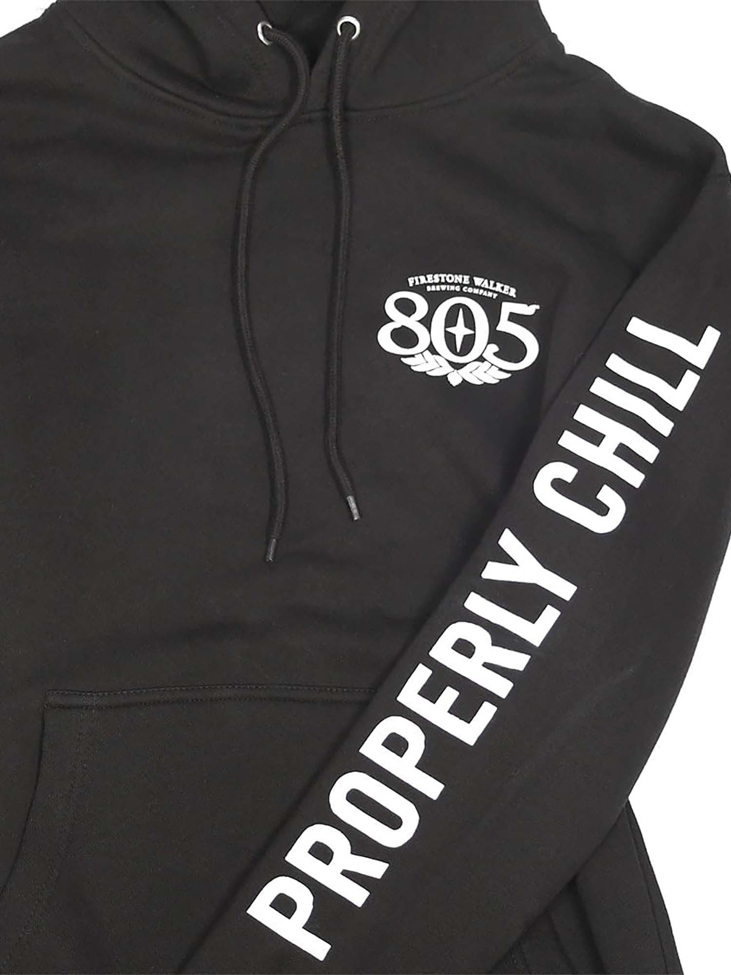 Fasthouse Men's 805 Premier Properly Chill Pullover Hoodie - Black