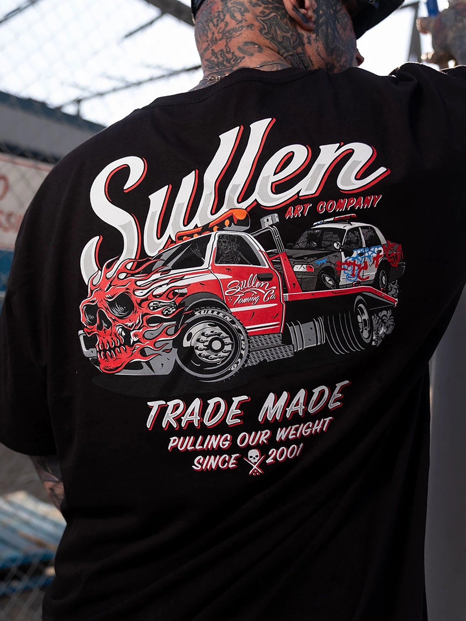 Sullen Men's Pulling Weight Standard T-shirt by Sullen