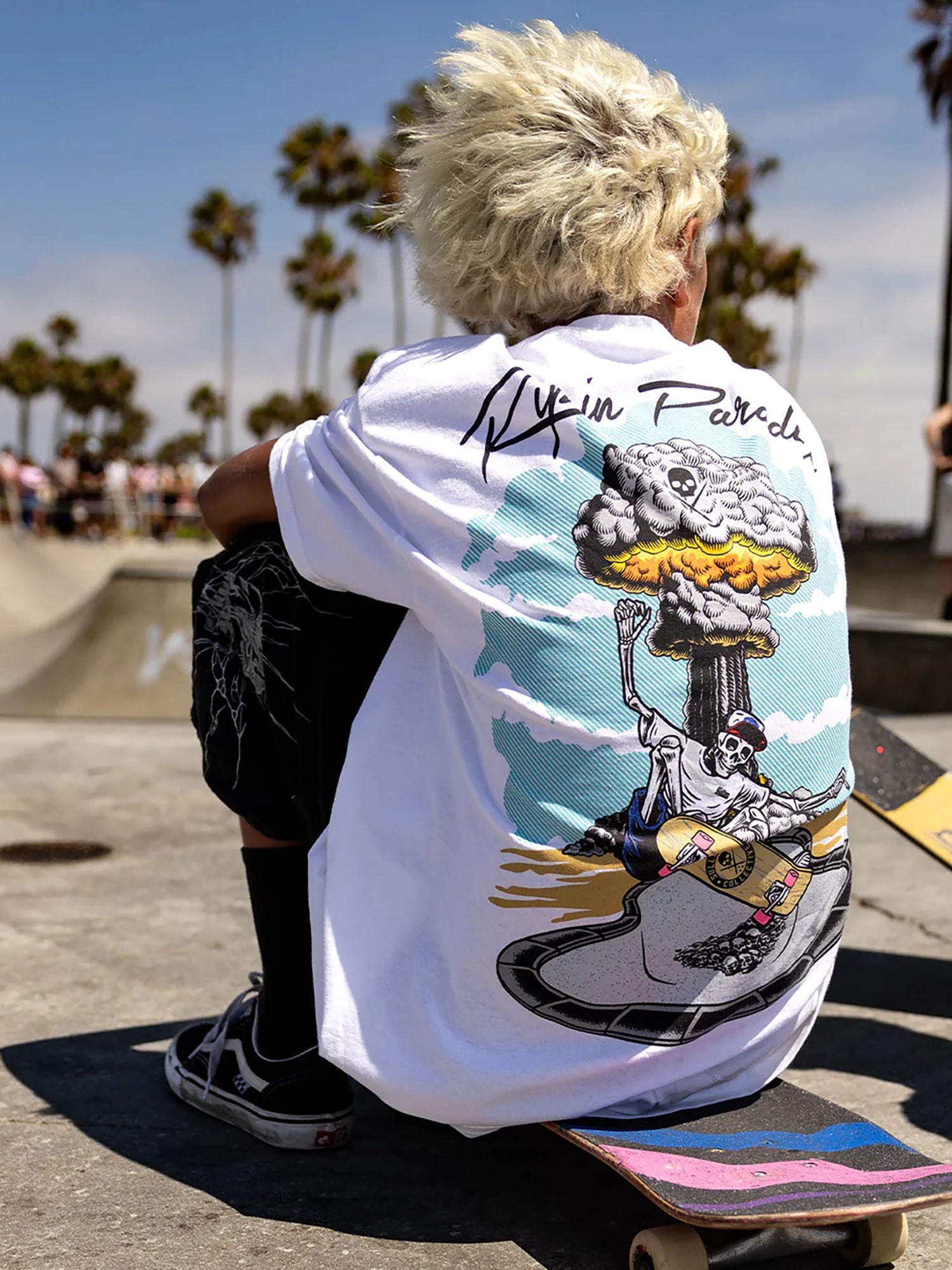 Sullen Men's RIP In Paradise Graphic T-shirt - White by Sullen