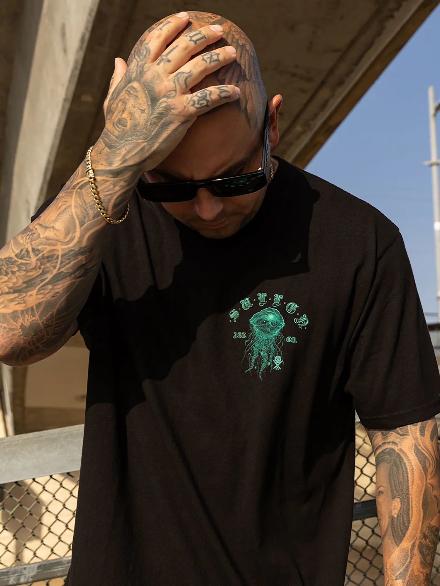 Sullen Men's Radiance Premium Graphic T-shirt - Jet Black by Sullen
