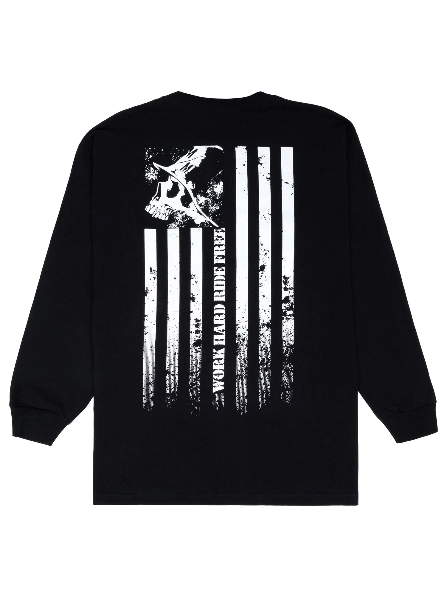 Metal Mulisha Men's Raha Work Hard Ride Free Long Sleeve T-shirt