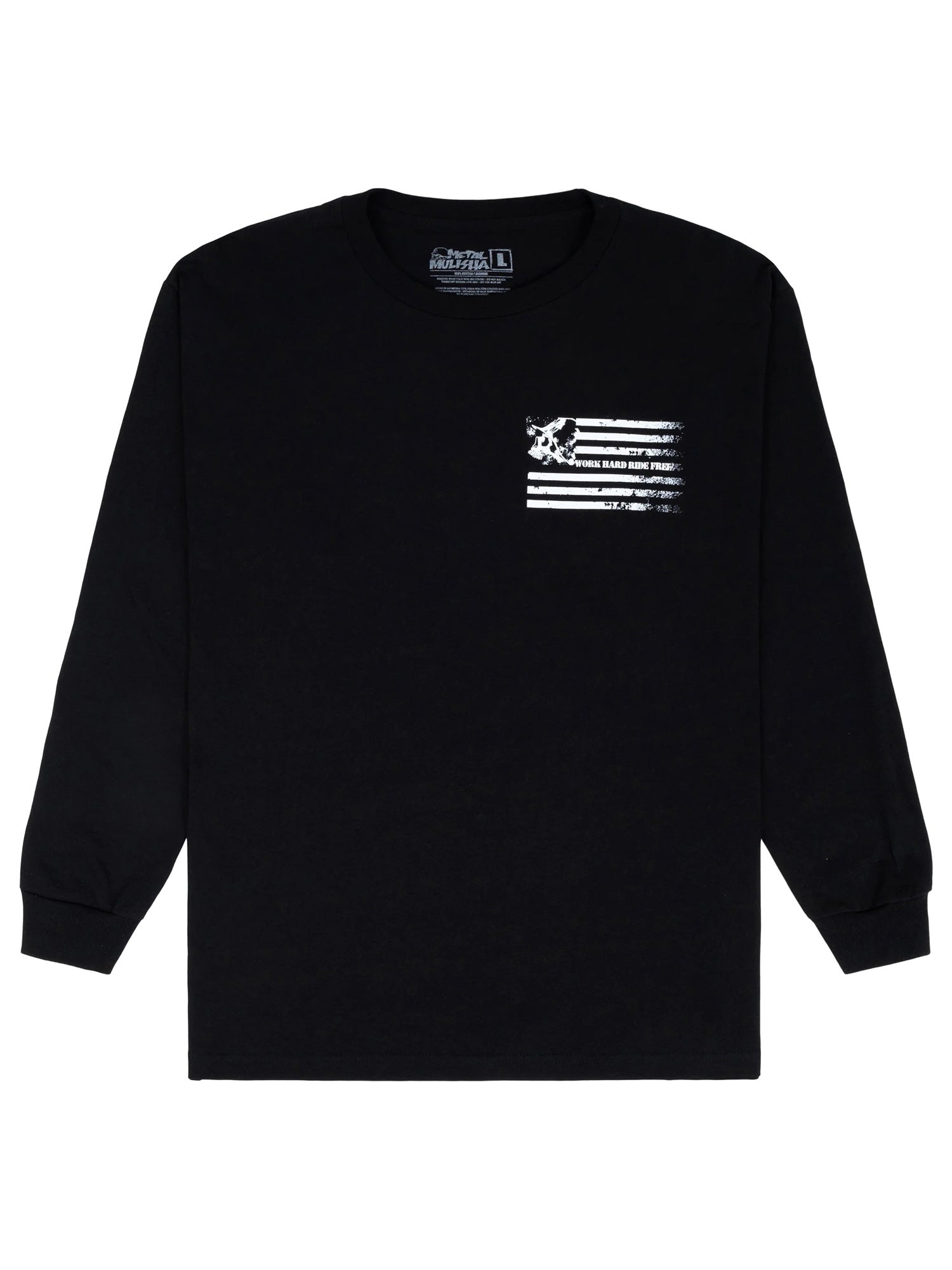 Metal Mulisha Men's Raha Work Hard Ride Free Long Sleeve T-shirt