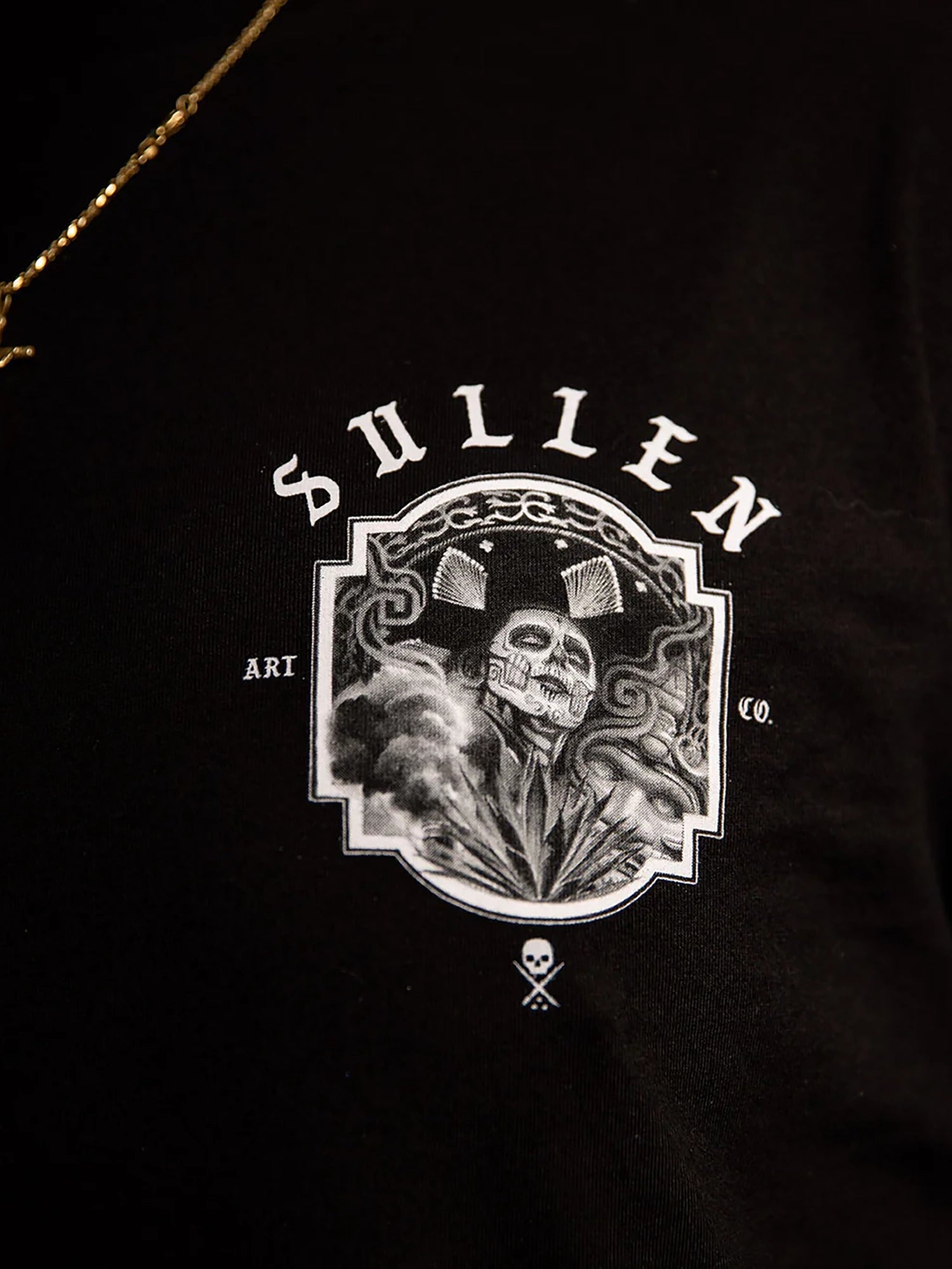 Sullen Men's Rosales Premium Graphic T-shirt - Jet Black by Sullen