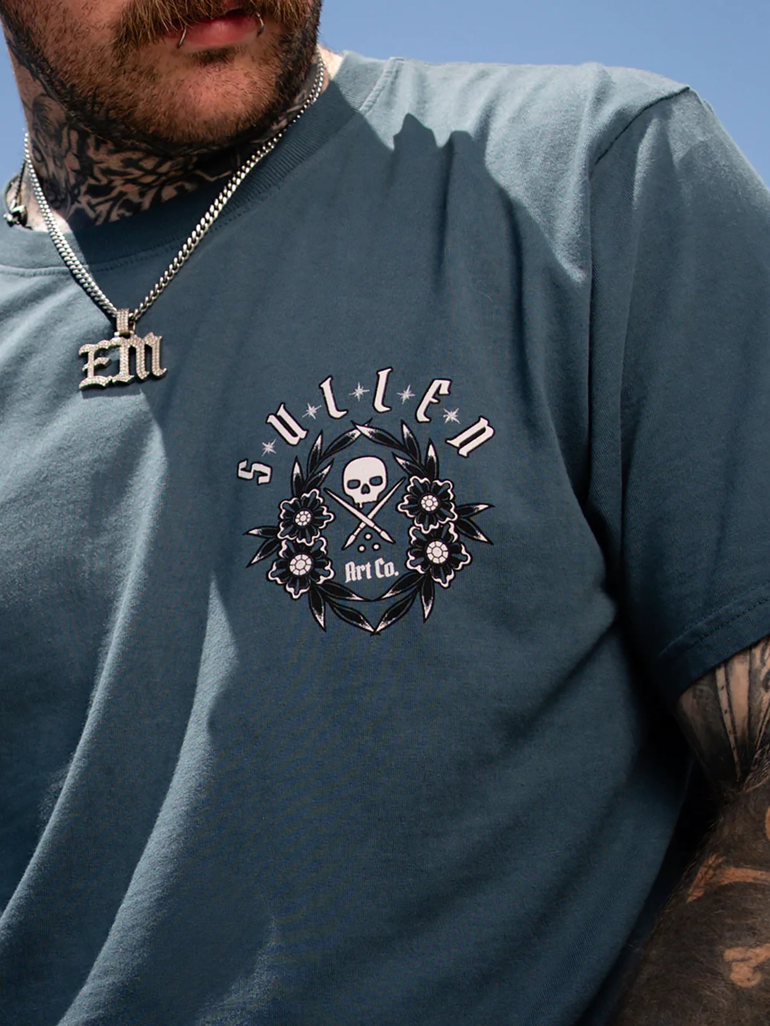 Sullen Men's Sea Spoils Premium T-shirt - Orion Blue by Sullen