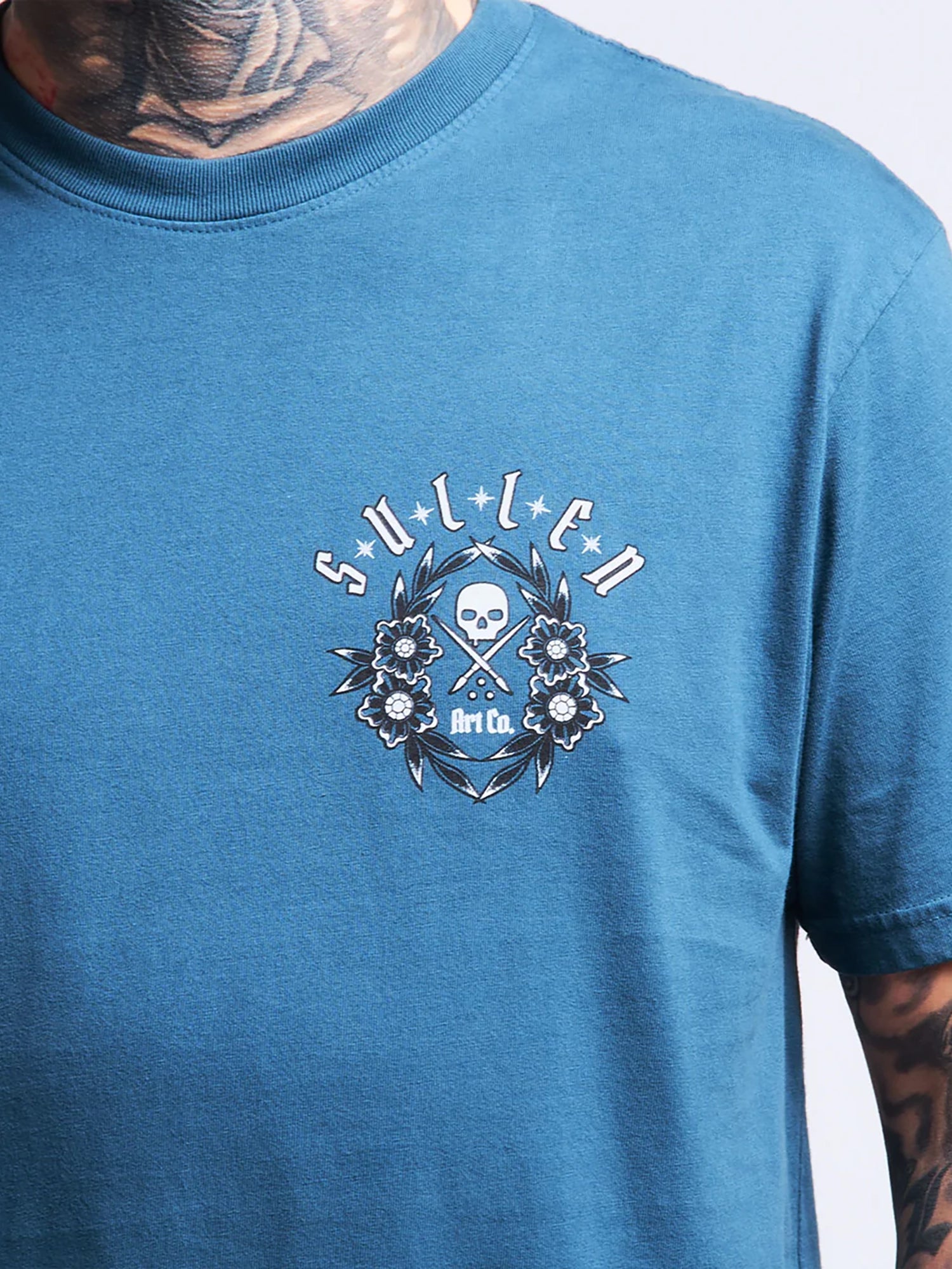 Sullen Men's Sea Spoils Premium T-shirt - Orion Blue by Sullen