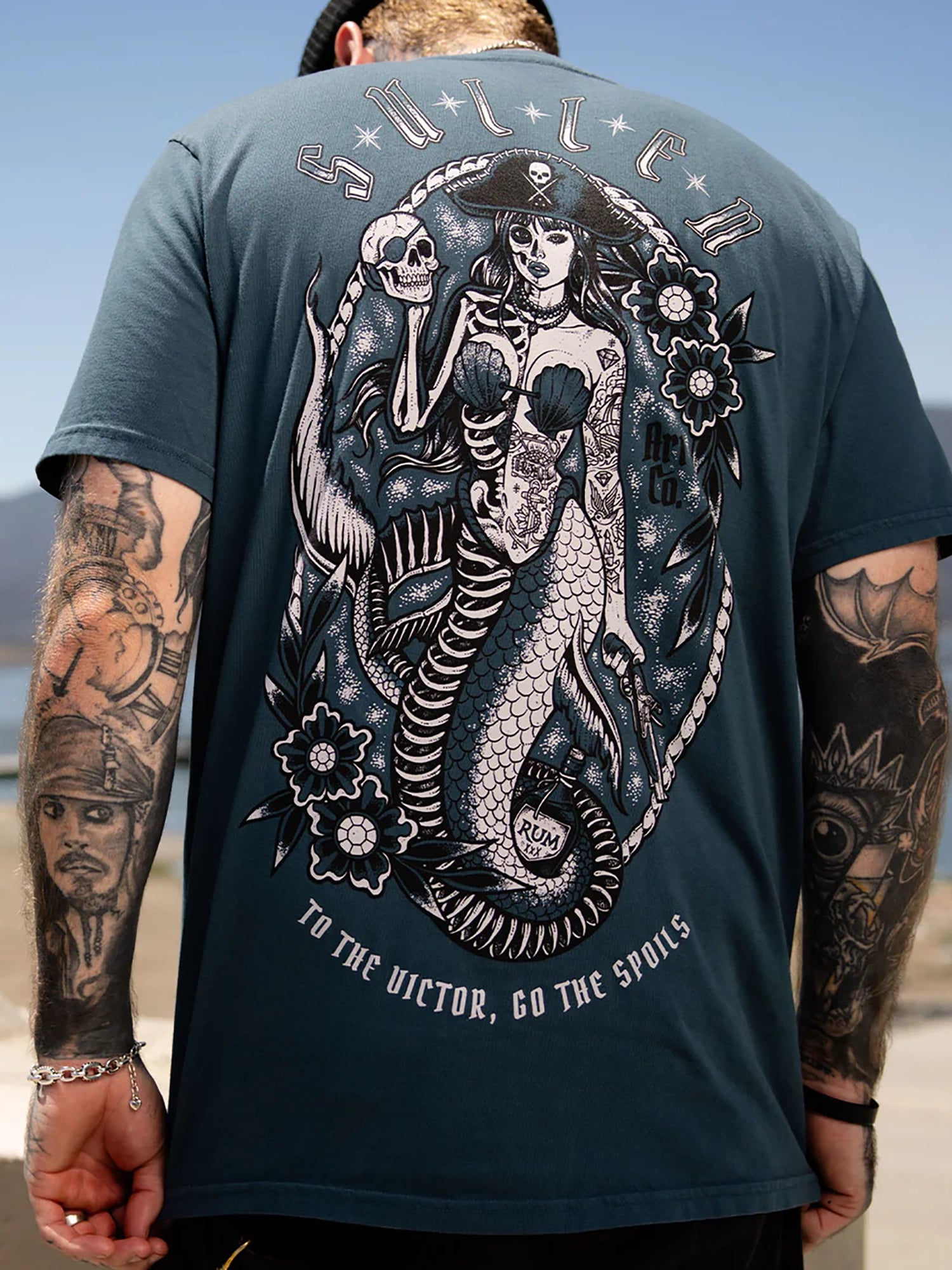 Sullen Men's Sea Spoils Premium T-shirt - Orion Blue by Sullen